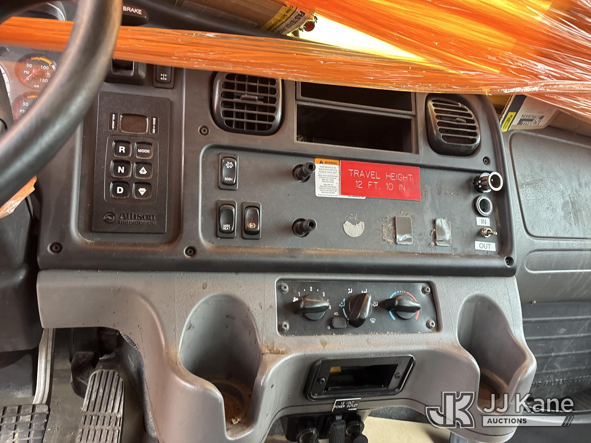 (Rome, NY) DEALER ONLY--Altec AN55E, Material Handling Bucket Truck mounted behind cab on 2019 Freig