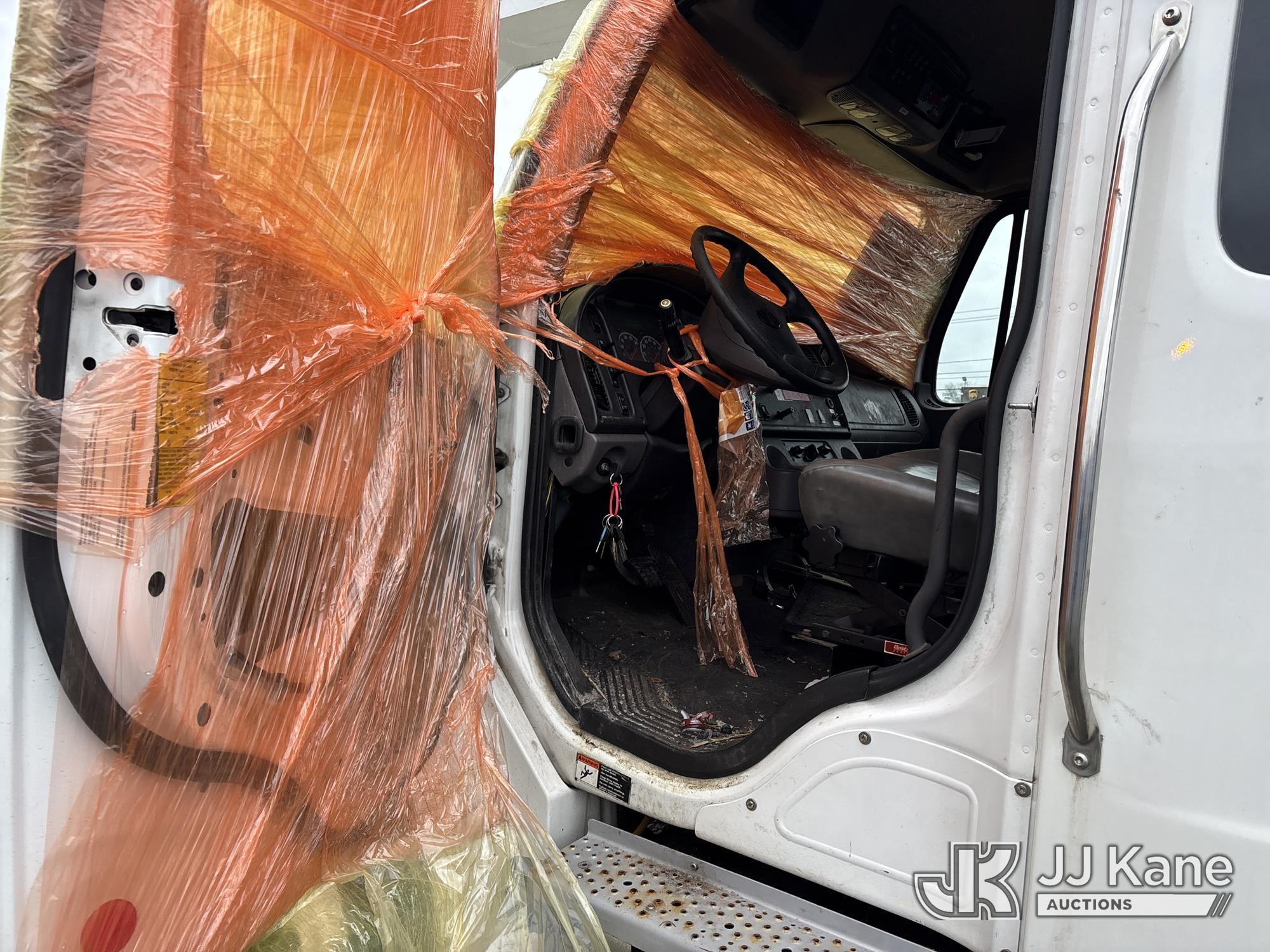 (Rome, NY) DEALER ONLY--Altec AN55E, Material Handling Bucket Truck mounted behind cab on 2019 Freig