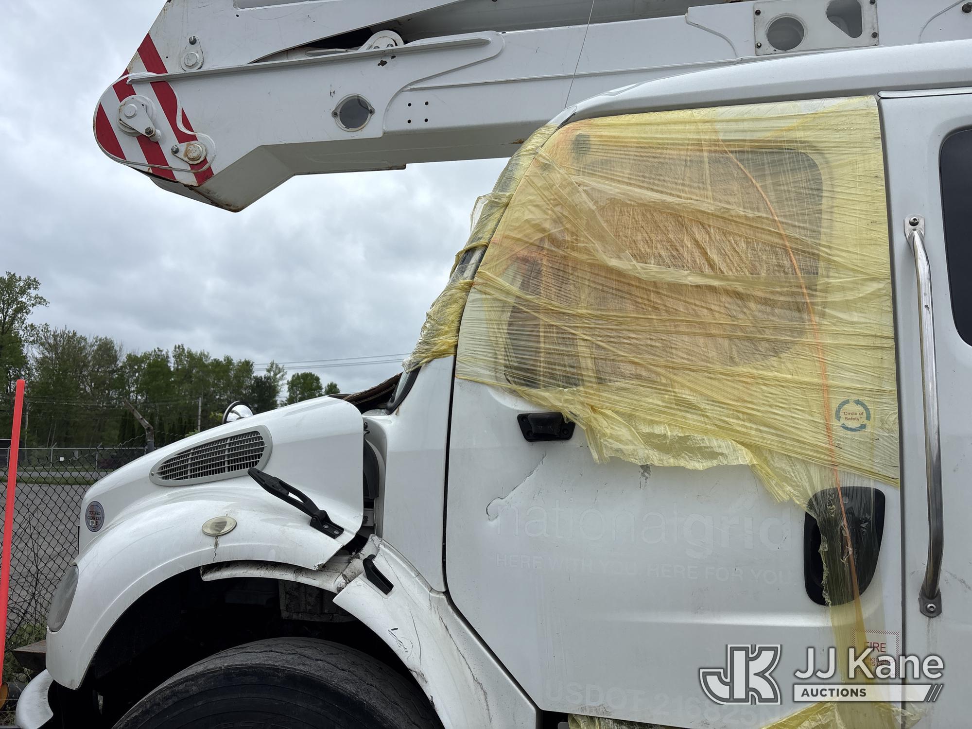 (Rome, NY) DEALER ONLY--Altec AN55E, Material Handling Bucket Truck mounted behind cab on 2019 Freig