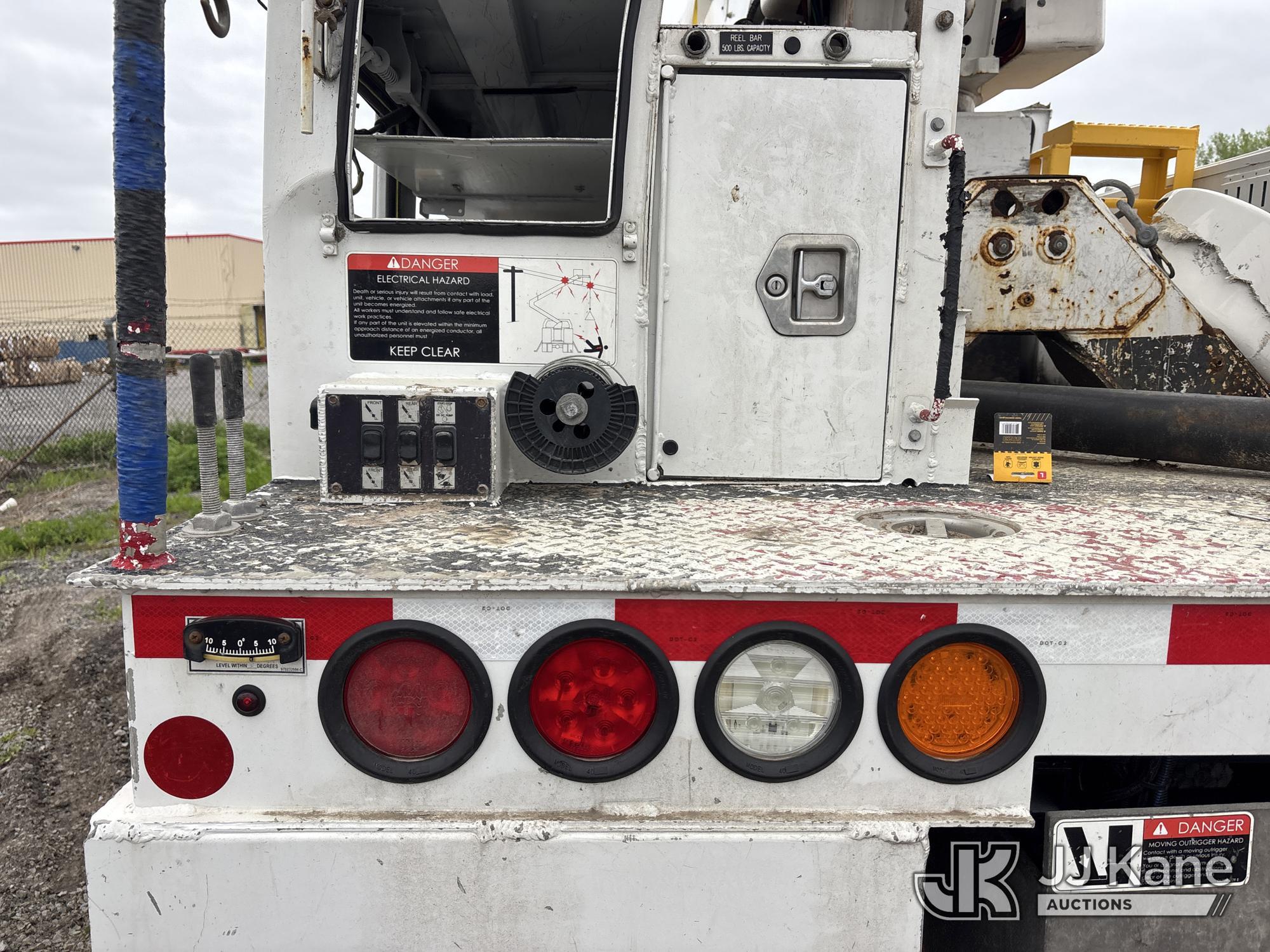 (Rome, NY) DEALER ONLY--Altec AN55E, Material Handling Bucket Truck mounted behind cab on 2019 Freig