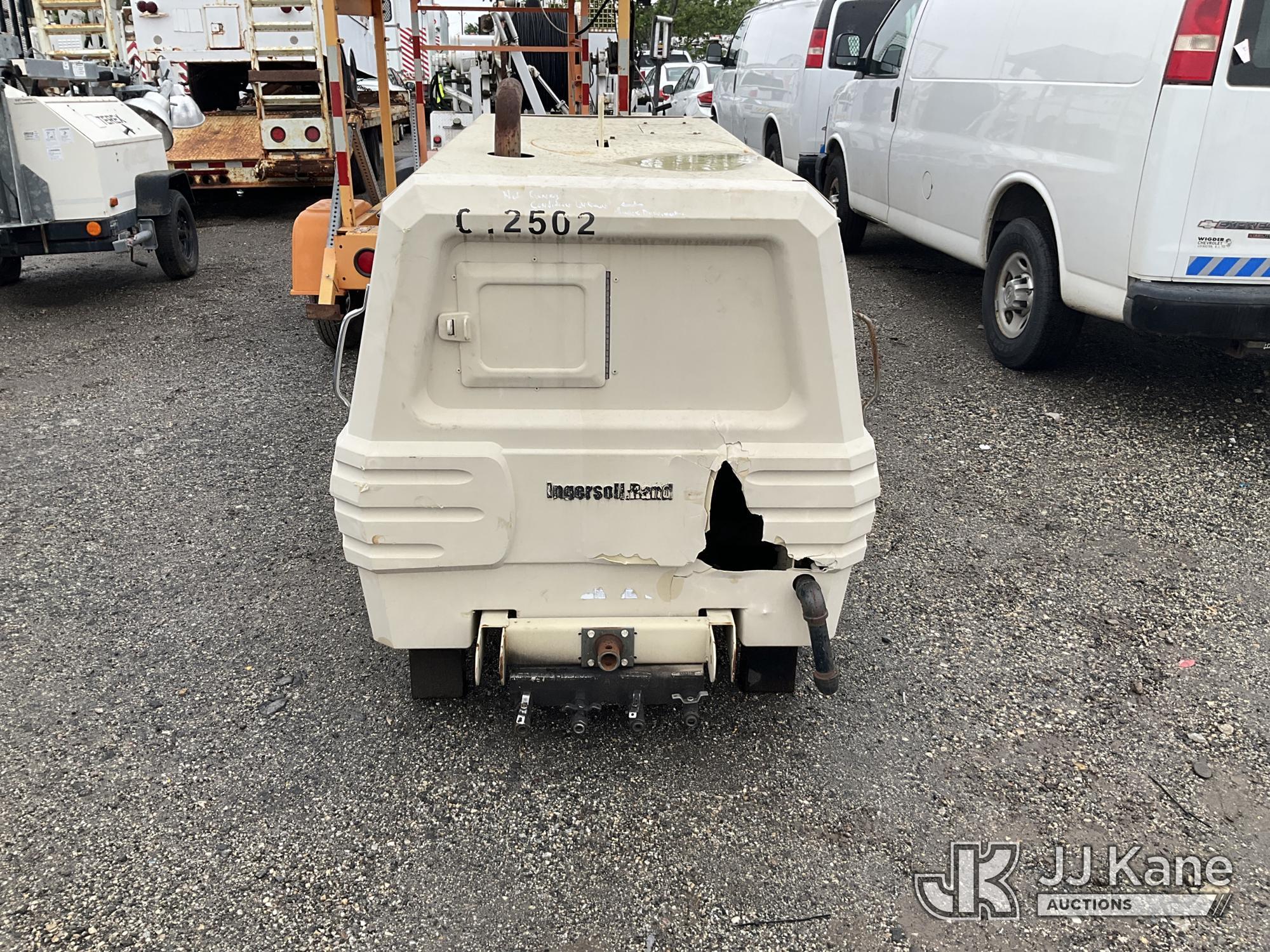 (Plymouth Meeting, PA) 2002 Ingersoll Rand 185WIR Skid Mounted Air Compressor Not Running Condition