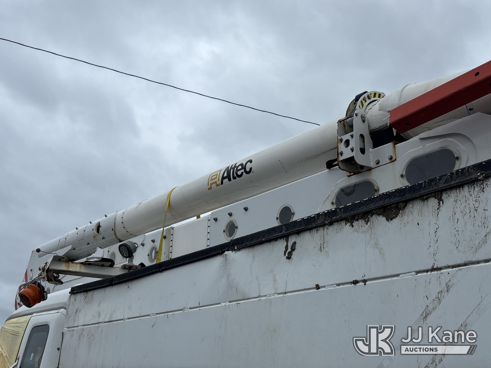 (Rome, NY) DEALER ONLY--Altec AN55E, Material Handling Bucket Truck mounted behind cab on 2019 Freig