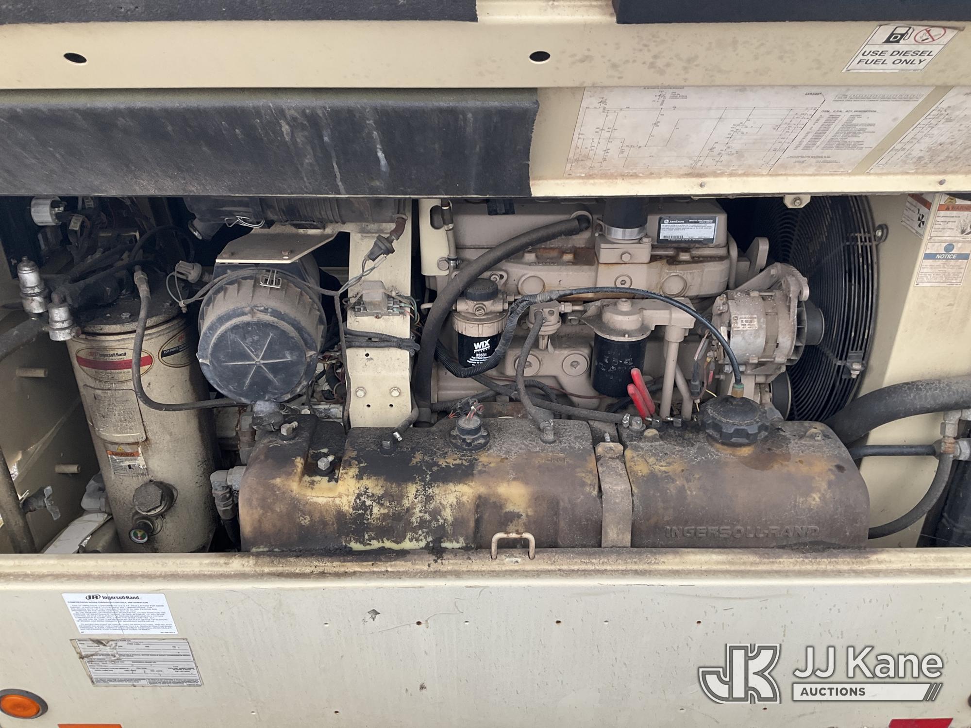 (Plymouth Meeting, PA) 2002 Ingersoll Rand 185WIR Skid Mounted Air Compressor Not Running Condition