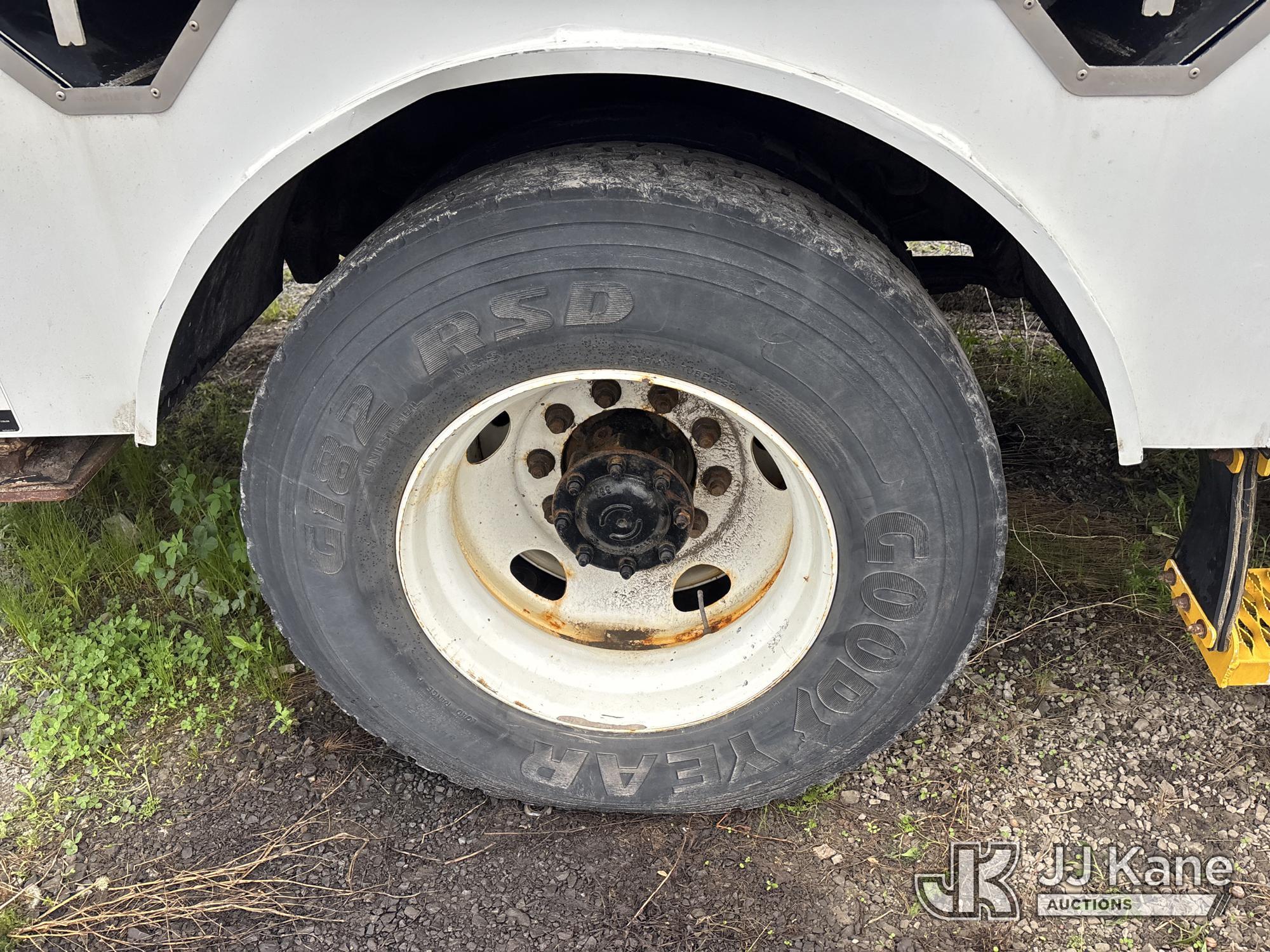 (Rome, NY) DEALER ONLY--Altec AN55E, Material Handling Bucket Truck mounted behind cab on 2019 Freig