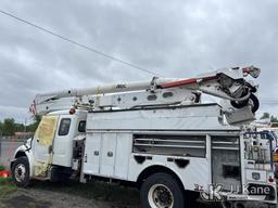(Rome, NY) DEALER ONLY--Altec AN55E, Material Handling Bucket Truck mounted behind cab on 2019 Freig