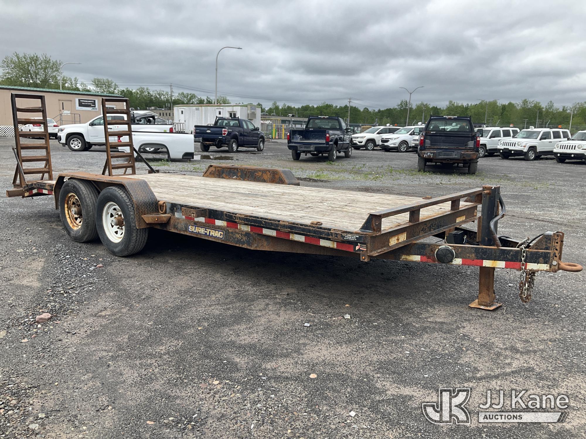 (Rome, NY) 2017 Sure-Trac ST812017-B-14G T/A Tagalong Equipment Trailer Rust Damage