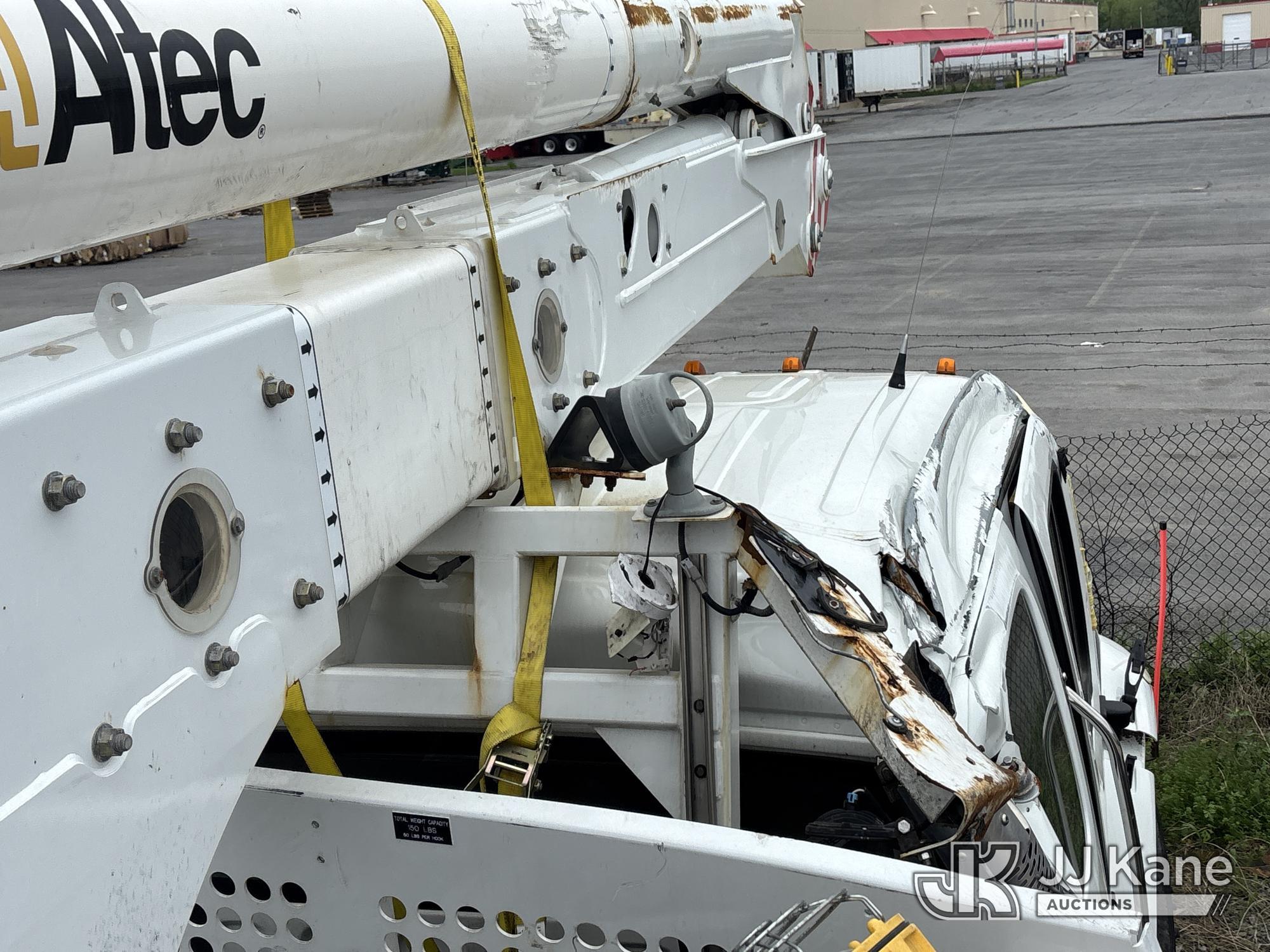 (Rome, NY) DEALER ONLY--Altec AN55E, Material Handling Bucket Truck mounted behind cab on 2019 Freig