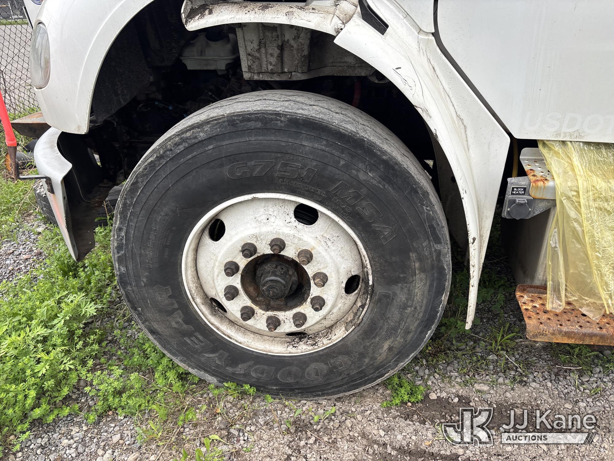 (Rome, NY) DEALER ONLY--Altec AN55E, Material Handling Bucket Truck mounted behind cab on 2019 Freig
