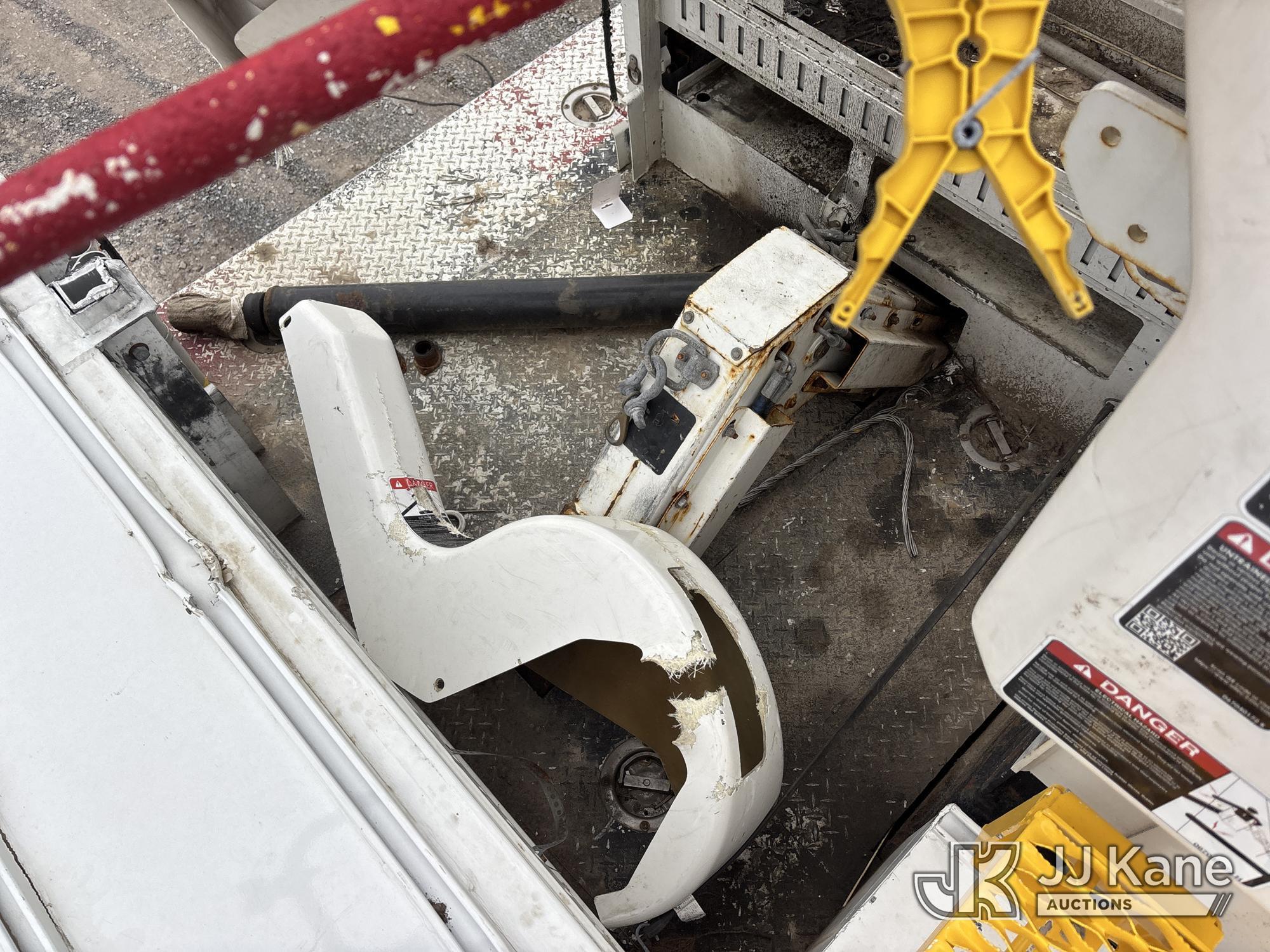 (Rome, NY) DEALER ONLY--Altec AN55E, Material Handling Bucket Truck mounted behind cab on 2019 Freig