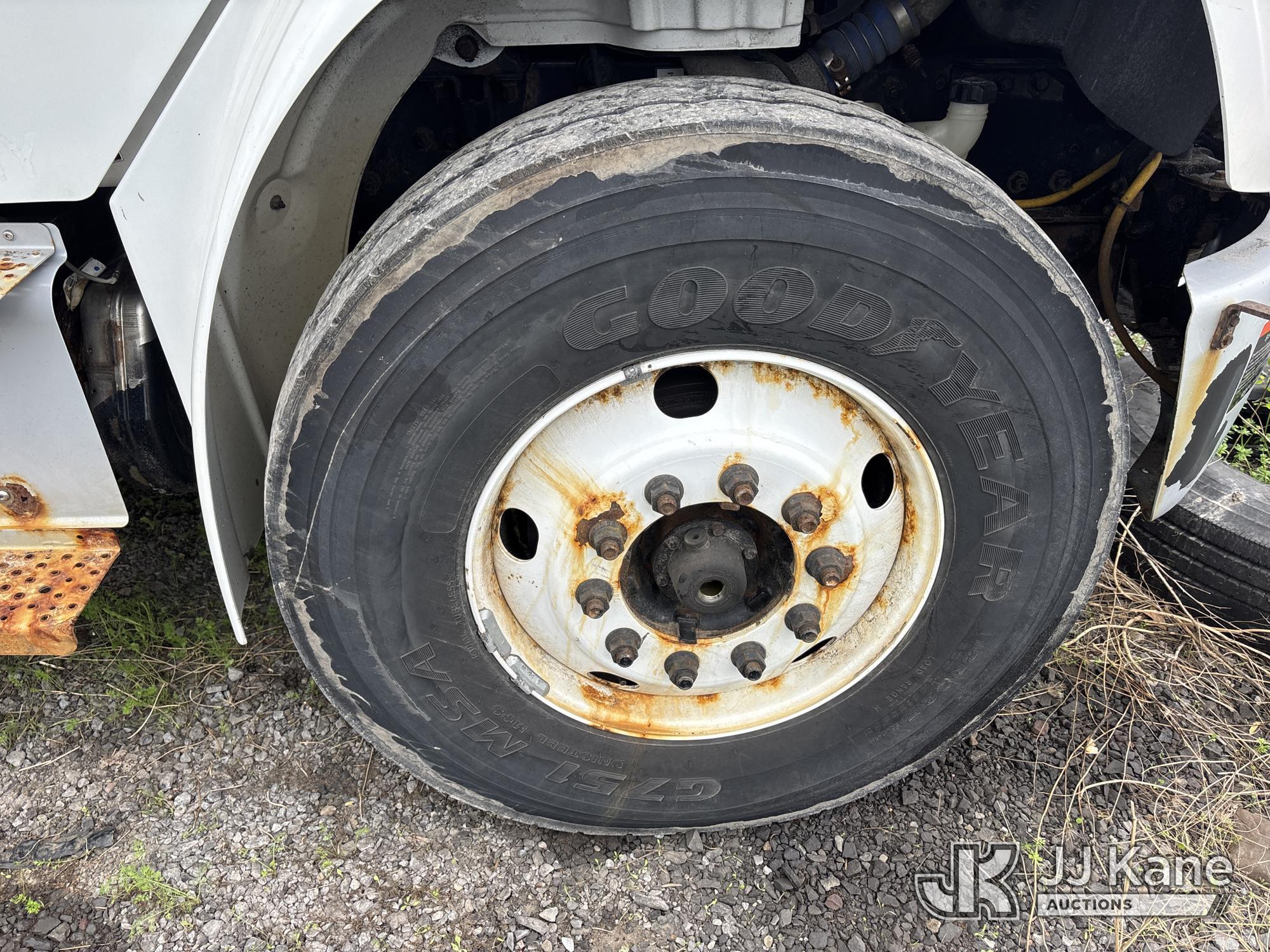 (Rome, NY) DEALER ONLY--Altec AN55E, Material Handling Bucket Truck mounted behind cab on 2019 Freig