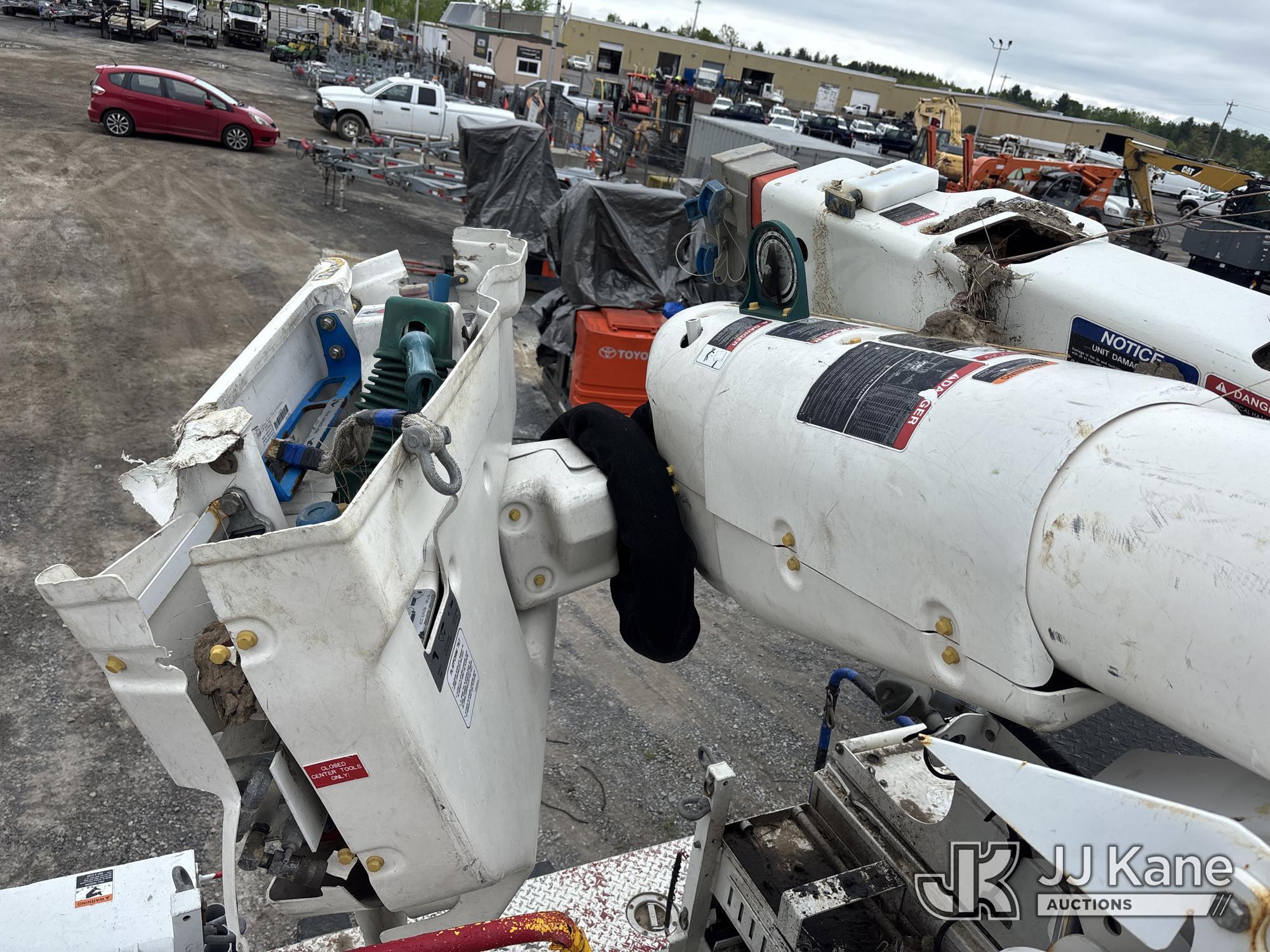 (Rome, NY) DEALER ONLY--Altec AN55E, Material Handling Bucket Truck mounted behind cab on 2019 Freig