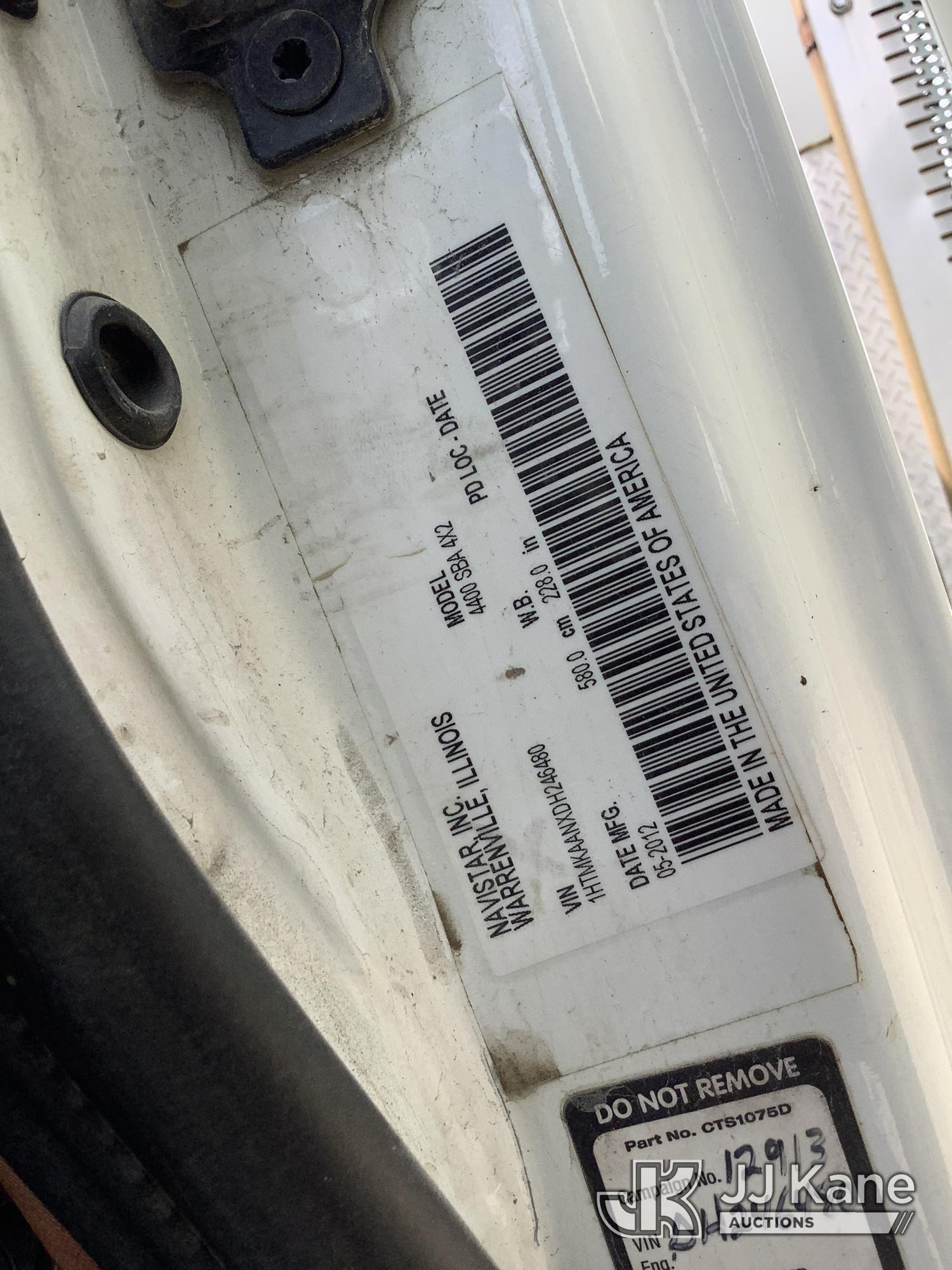 (Harmans, MD) 2013 International 4400 Crew Cab Van Body/Air Compressor Truck Runs & Moves