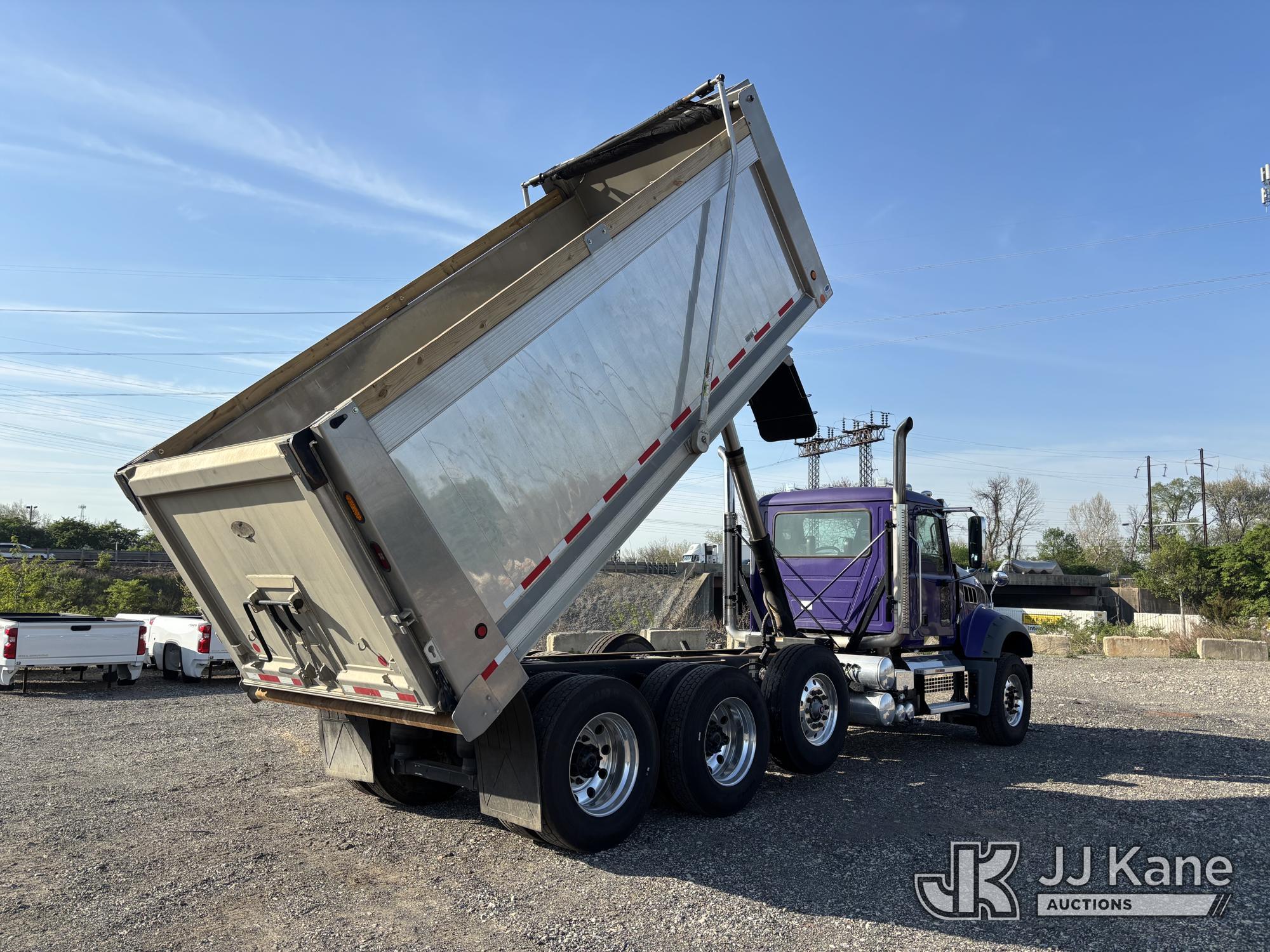 (Plymouth Meeting, PA) 2021 Mack Granite Tri/Axle Dump Truck Danella Unit) (Runs Moves & Dump Operat