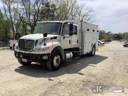 (Harmans, MD) 2013 International 4400 Crew Cab Van Body/Air Compressor Truck Runs & Moves