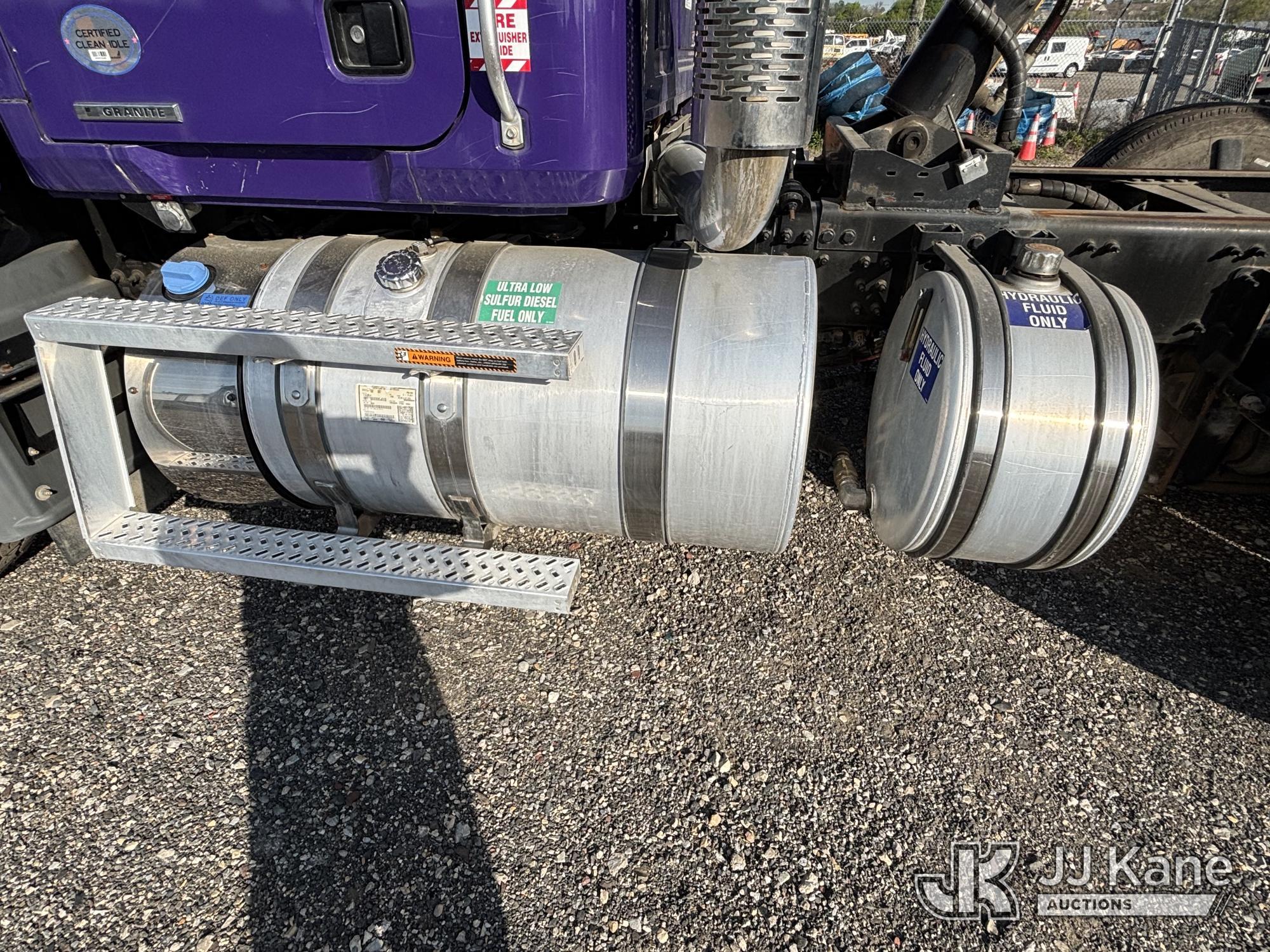 (Plymouth Meeting, PA) 2021 Mack Granite Tri/Axle Dump Truck Danella Unit) (Runs Moves & Dump Operat