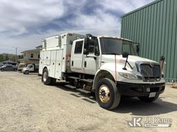 (Harmans, MD) 2013 International 4400 Crew Cab Van Body/Air Compressor Truck Runs & Moves