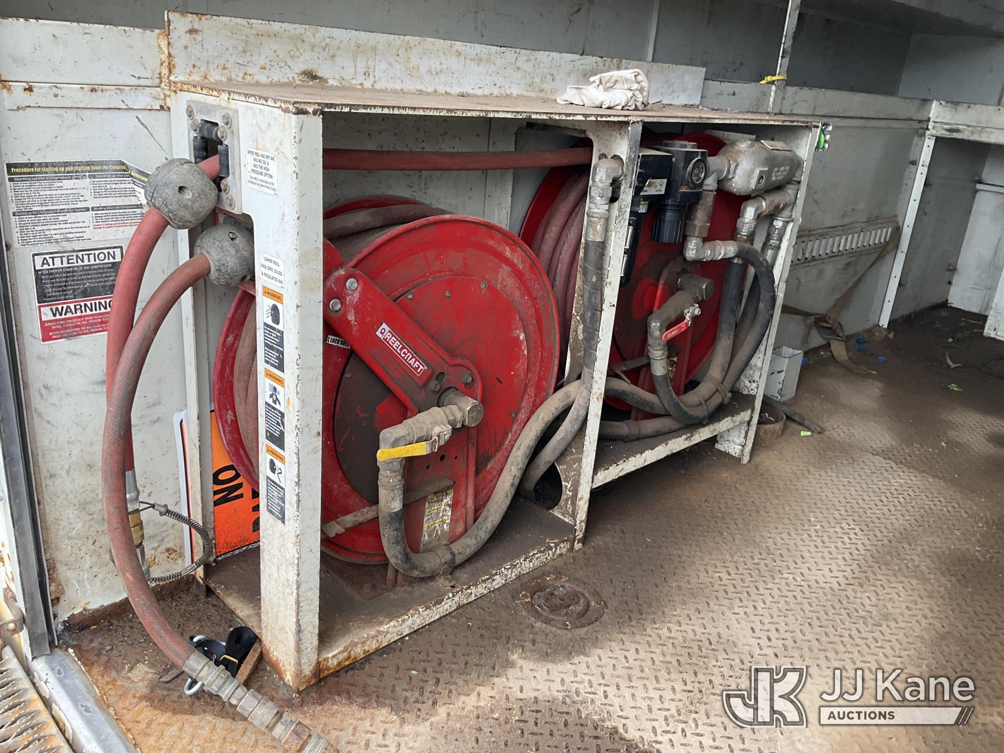 (Rome, NY) 2015 International 4300 Enclosed Utility/Air Compressor Truck Runs & Moves, Check Engine
