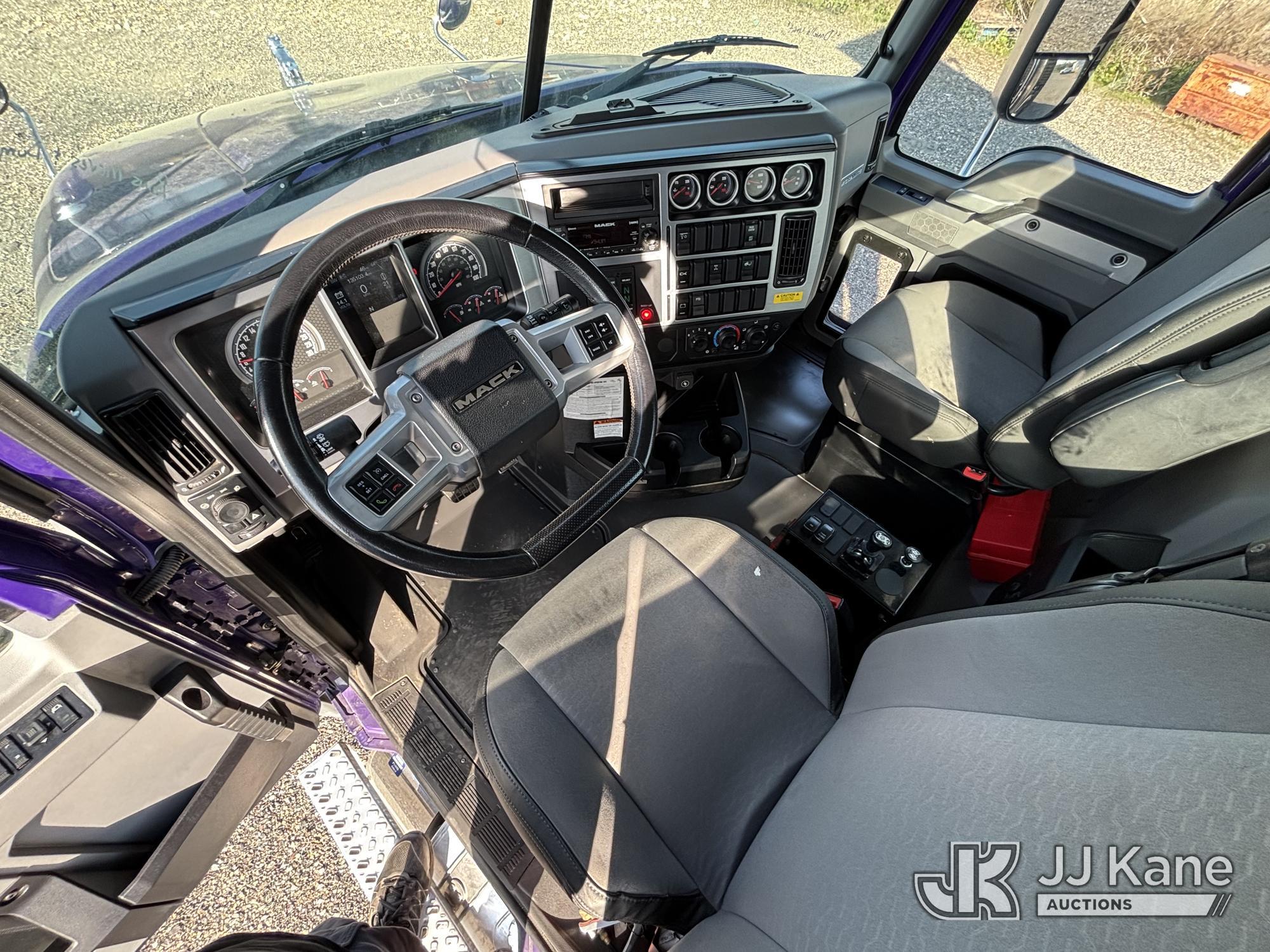 (Plymouth Meeting, PA) 2021 Mack Granite Tri/Axle Dump Truck Danella Unit) (Runs Moves & Dump Operat