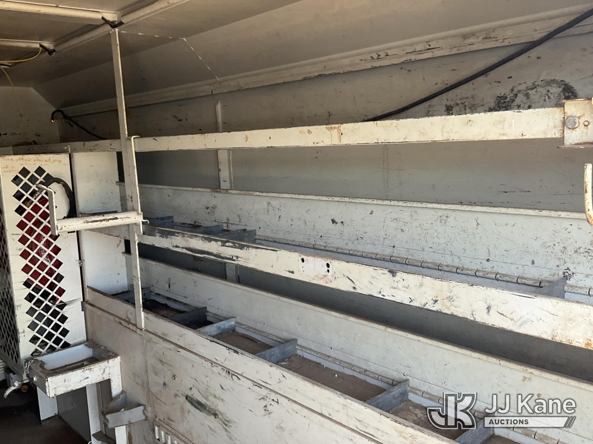 (Rome, NY) 2015 International 4300 Enclosed Utility/Air Compressor Truck Runs & Moves, Check Engine