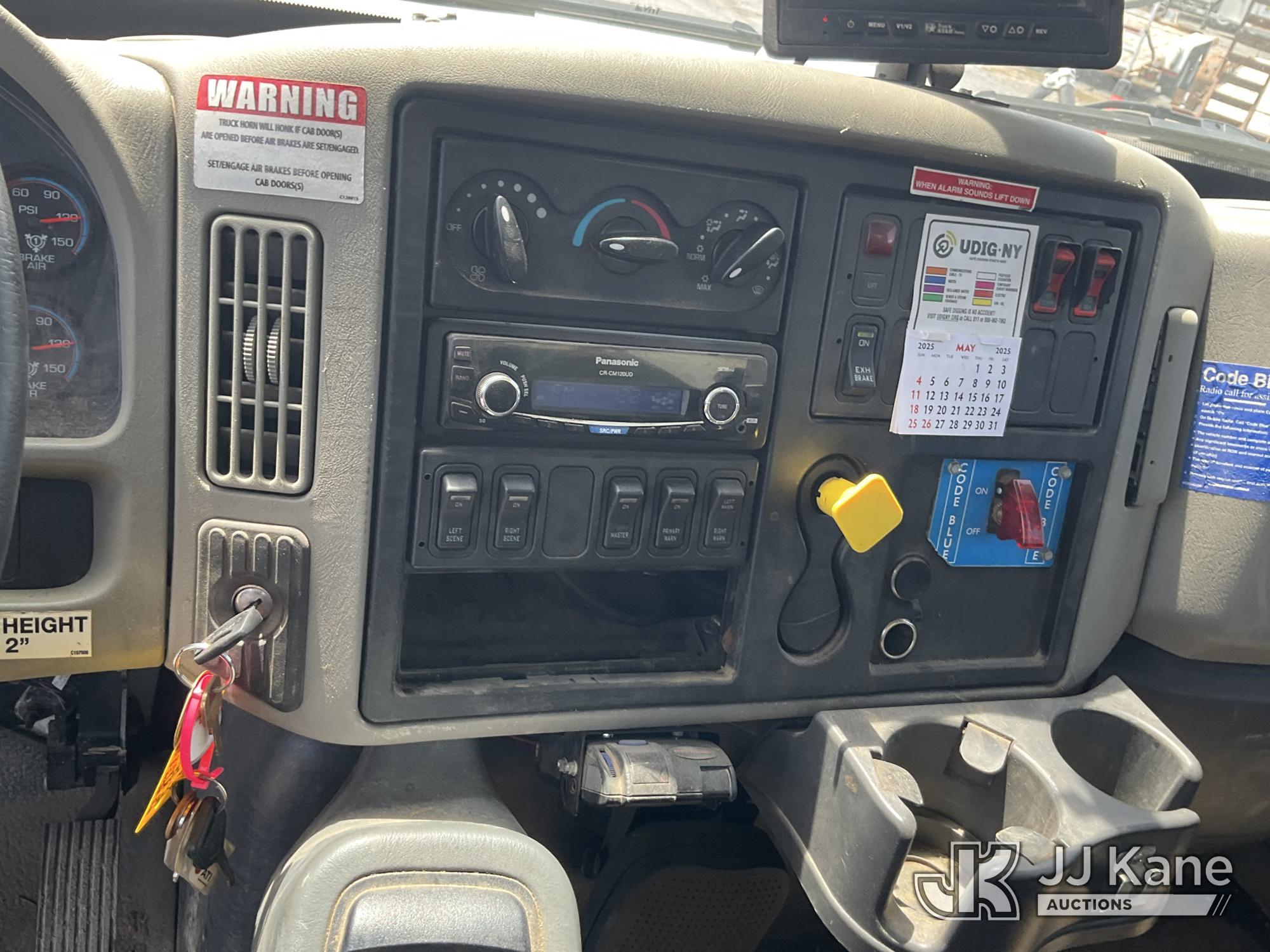 (Rome, NY) 2015 International 4300 Enclosed Utility/Air Compressor Truck Runs & Moves, Check Engine