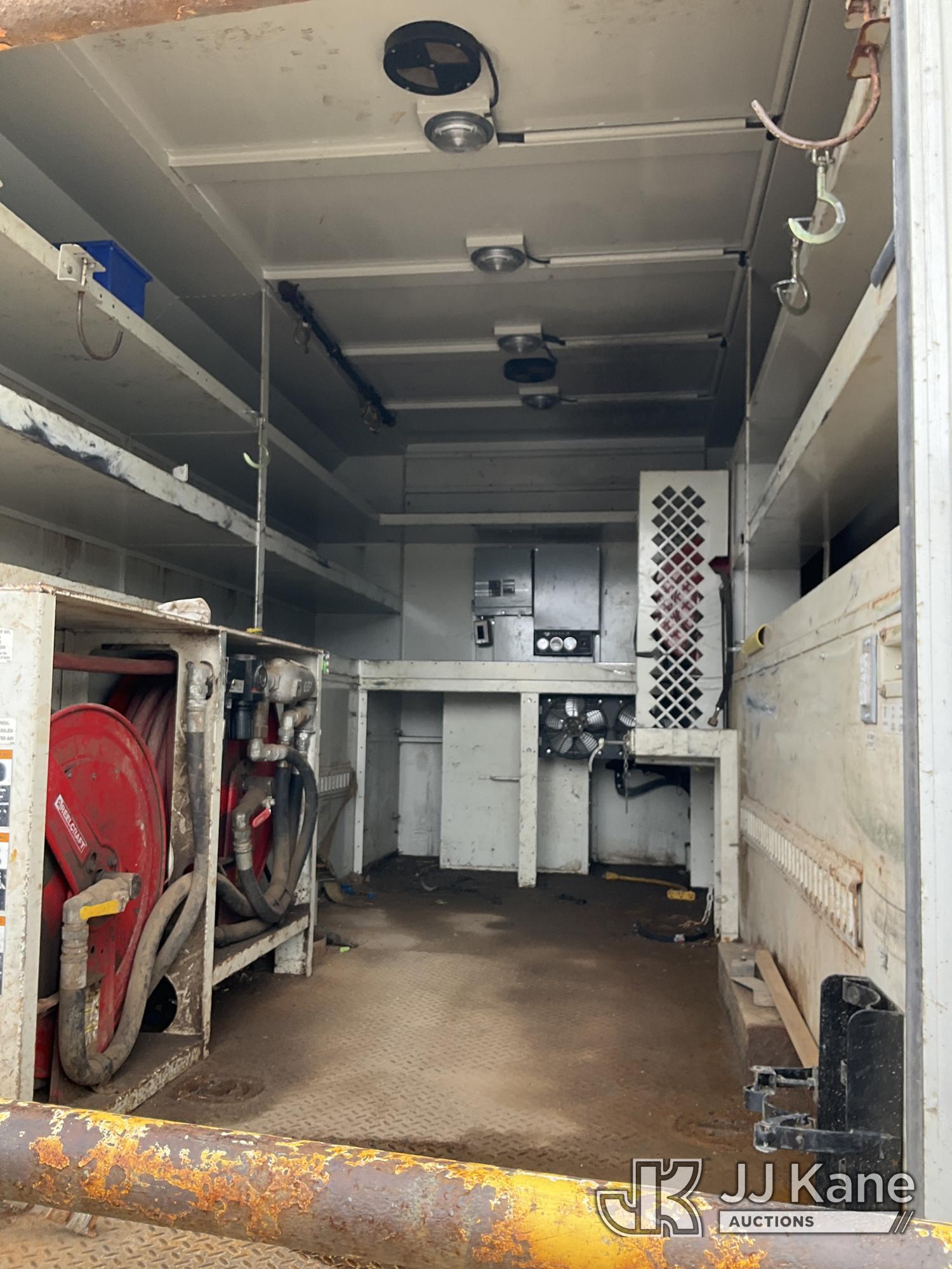 (Rome, NY) 2015 International 4300 Enclosed Utility/Air Compressor Truck Runs & Moves, Check Engine