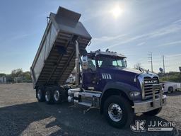 (Plymouth Meeting, PA) 2021 Mack Granite Tri/Axle Dump Truck Danella Unit) (Runs Moves & Dump Operat