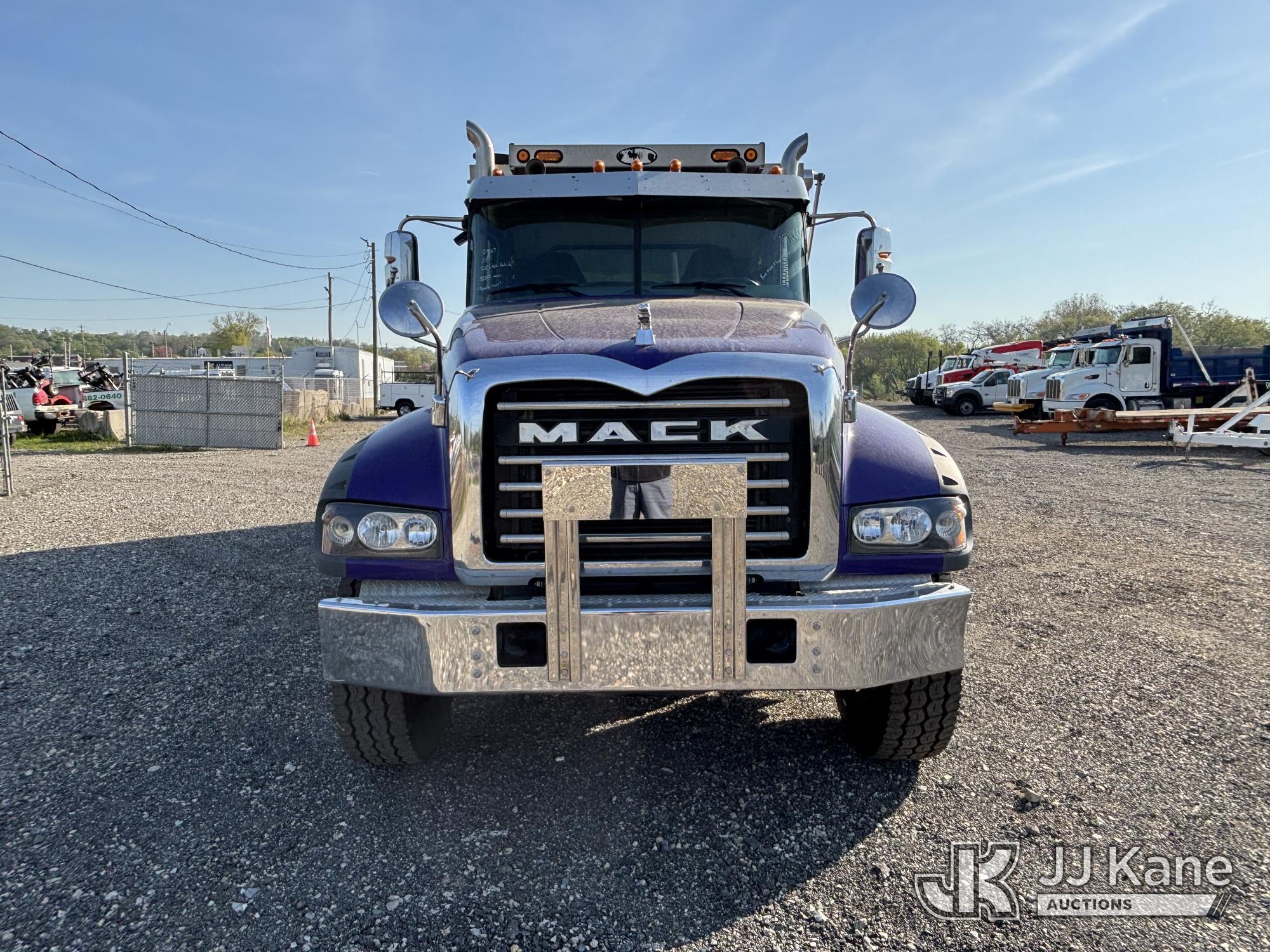 (Plymouth Meeting, PA) 2021 Mack Granite Tri/Axle Dump Truck Danella Unit) (Runs Moves & Dump Operat