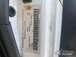 (Hagerstown, MD) 2006 International 4300 Flatbed/Attenuator Truck Not Running, No Power, Condition U