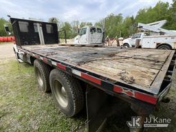 (Sparta, MI) 1996 Kenworth T800 Flatbed Truck Runs & Moves) (Rust, Front Bumper Bent
