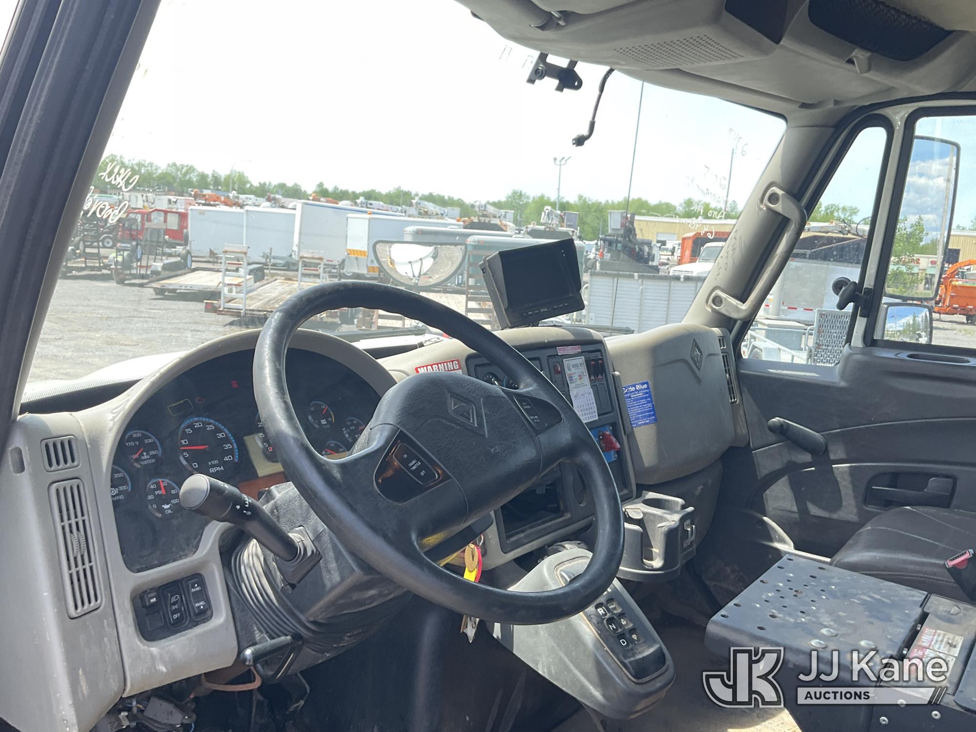 (Rome, NY) 2015 International 4300 Enclosed Utility/Air Compressor Truck Runs & Moves, Check Engine