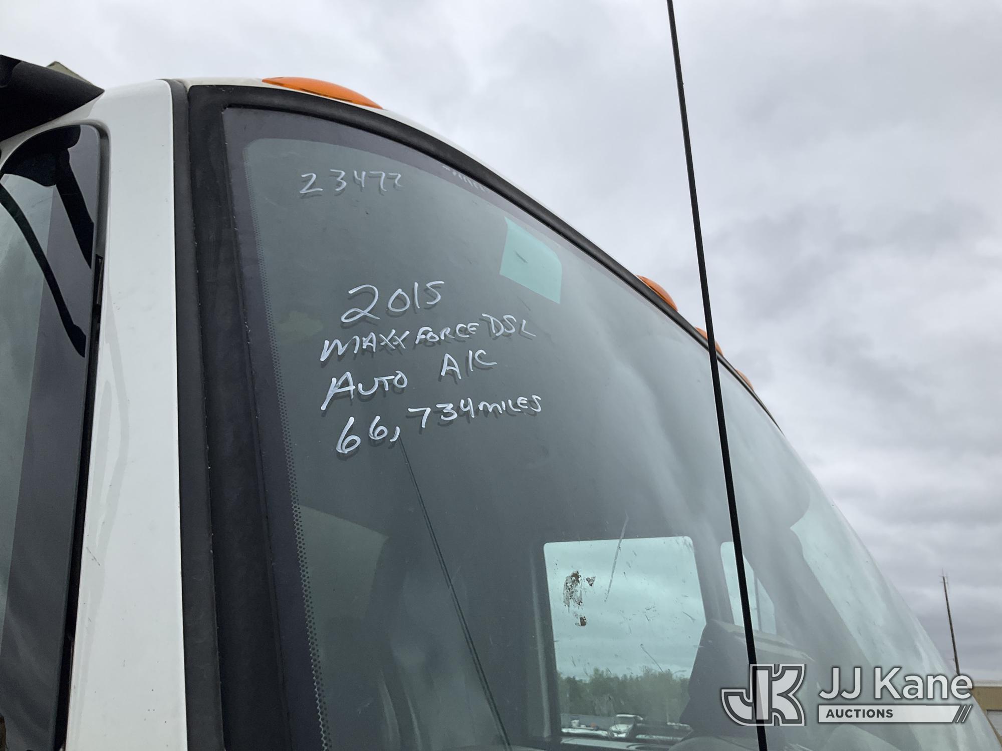 (Rome, NY) 2015 International 4300 Enclosed Utility/Air Compressor Truck Runs & Moves, Check Engine
