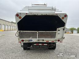 (Fort Wayne, IN) 2015 Ford F550 4x4 Crew-Cab Chipper Dump Truck Runs, Moves & Dump Body Operates) (W