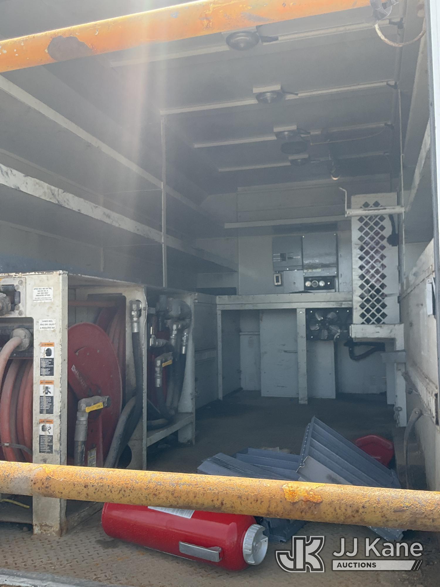 (Rome, NY) 2015 International 4300 Enclosed Utility/Air Compressor Truck Runs & Moves, Check Engine