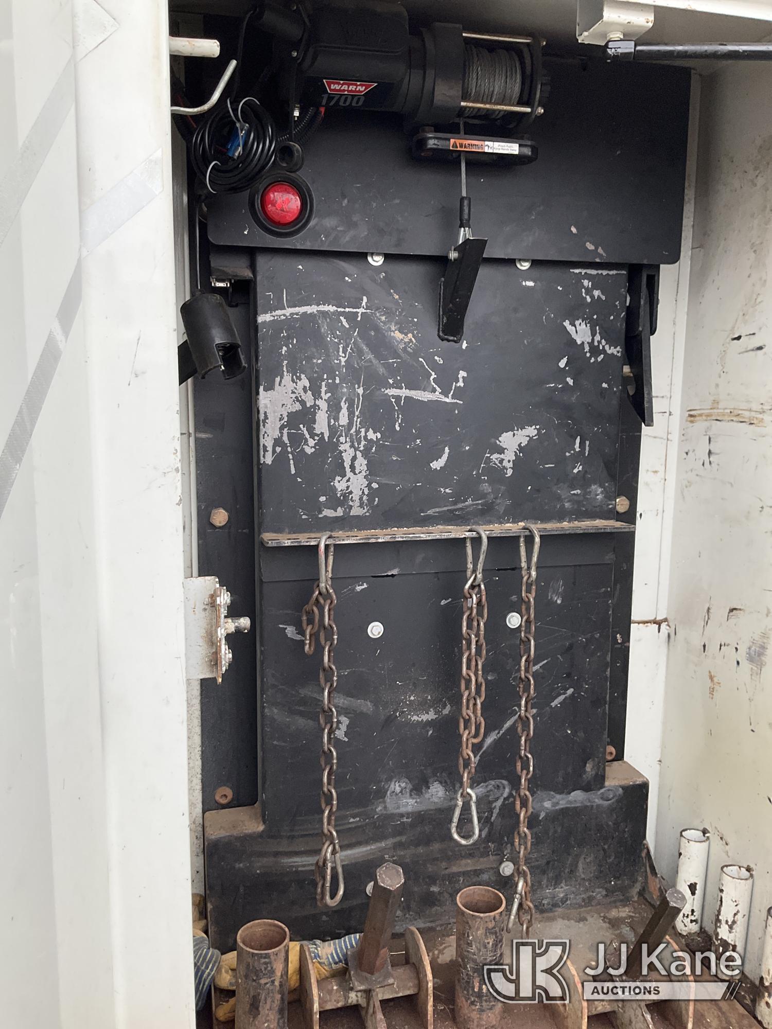 (Rome, NY) 2015 International 4300 Enclosed Utility/Air Compressor Truck Runs & Moves, Check Engine