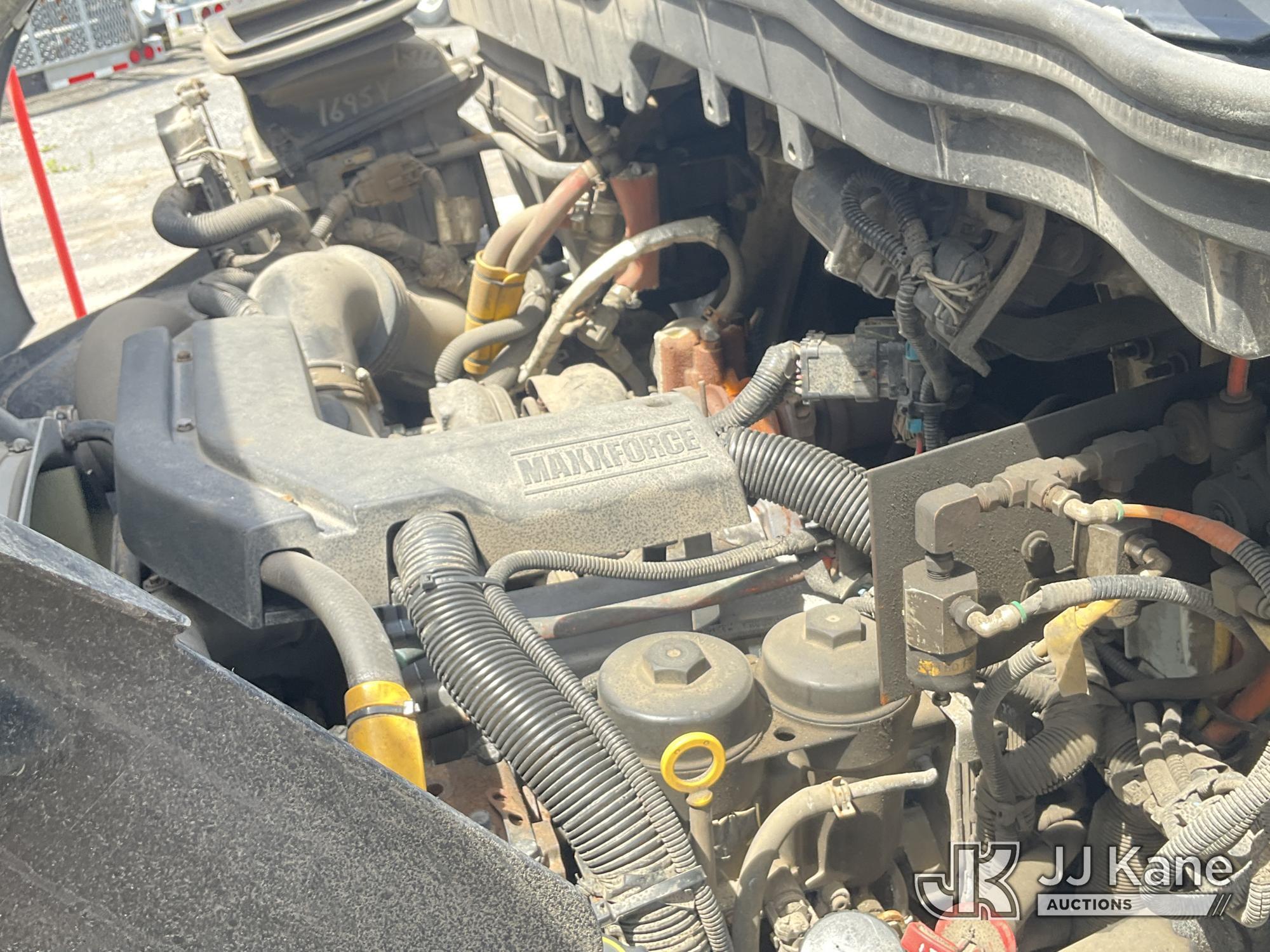 (Rome, NY) 2015 International 4300 Enclosed Utility/Air Compressor Truck Runs & Moves, Check Engine