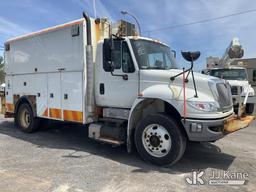 (Rome, NY) 2015 International 4300 Enclosed Utility/Air Compressor Truck Runs & Moves, Check Engine