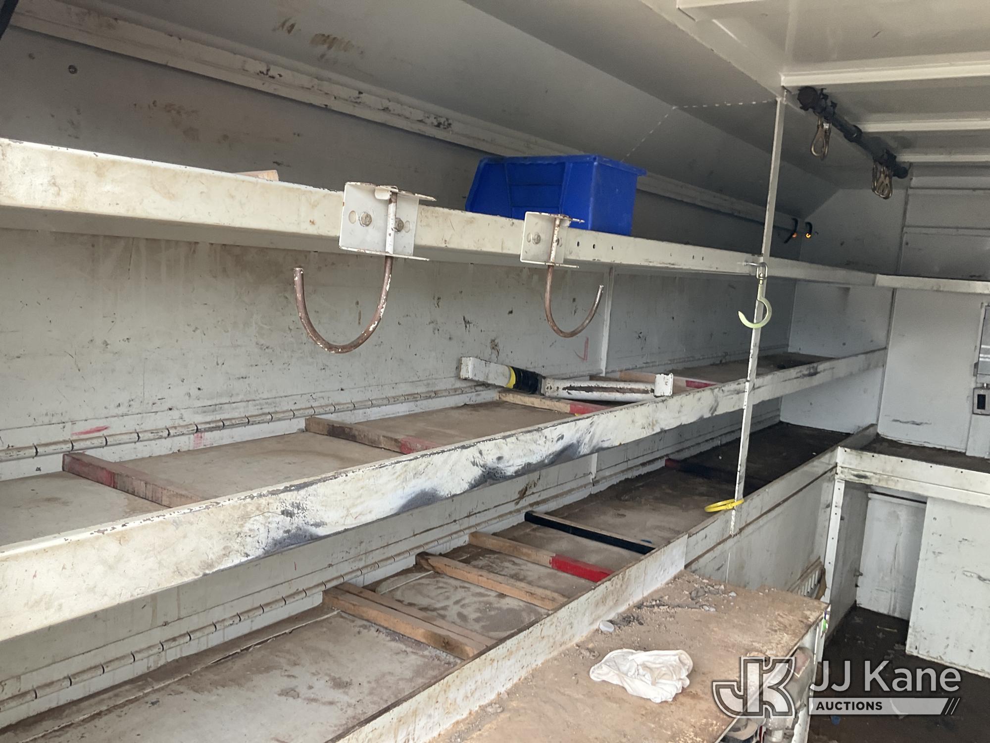 (Rome, NY) 2015 International 4300 Enclosed Utility/Air Compressor Truck Runs & Moves, Check Engine