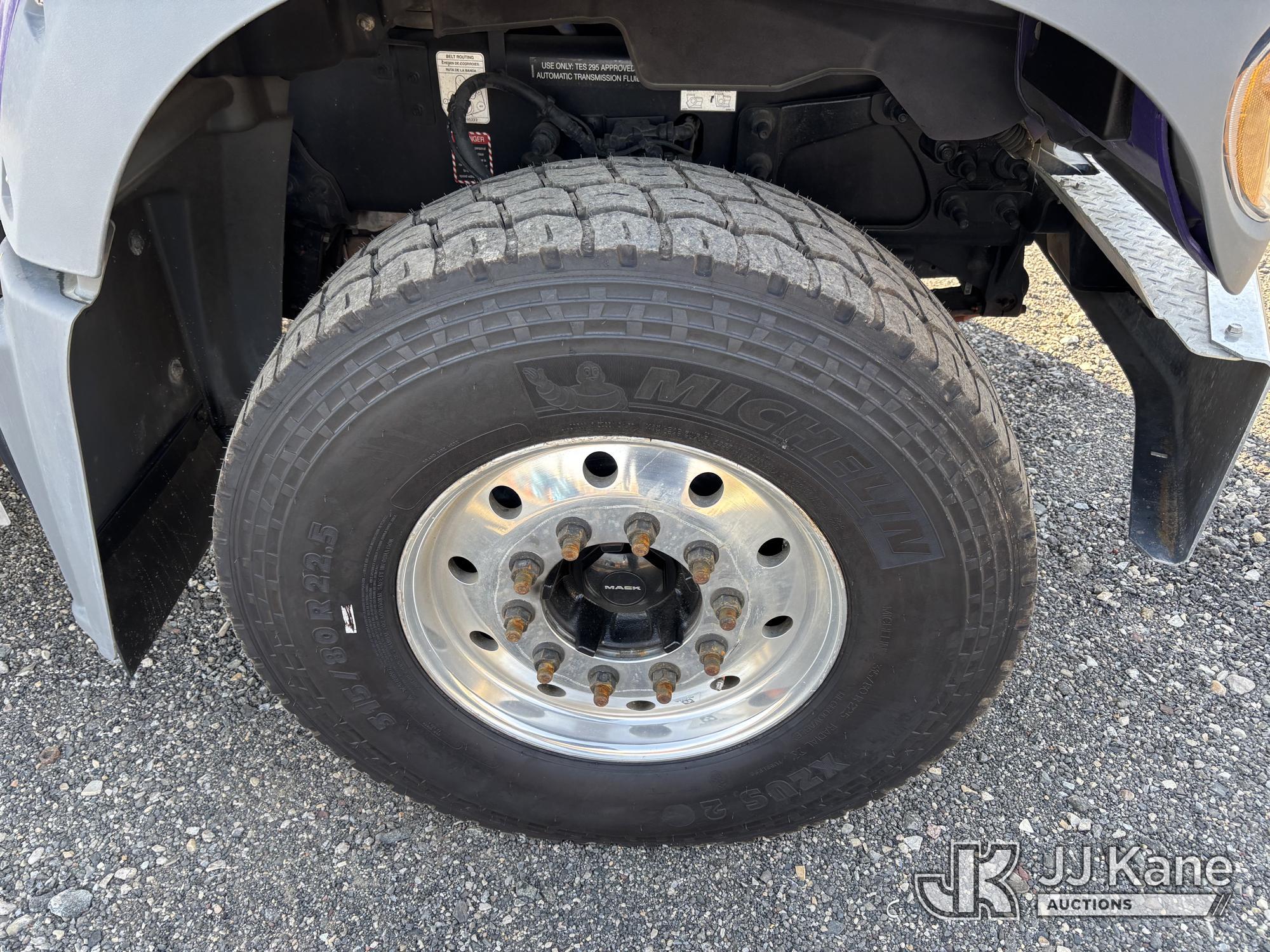 (Plymouth Meeting, PA) 2021 Mack Granite Tri/Axle Dump Truck Danella Unit) (Runs Moves & Dump Operat