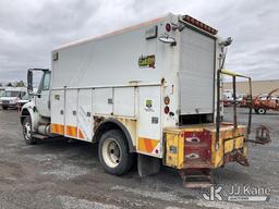 (Rome, NY) 2015 International 4300 Enclosed Utility/Air Compressor Truck Runs & Moves, Check Engine
