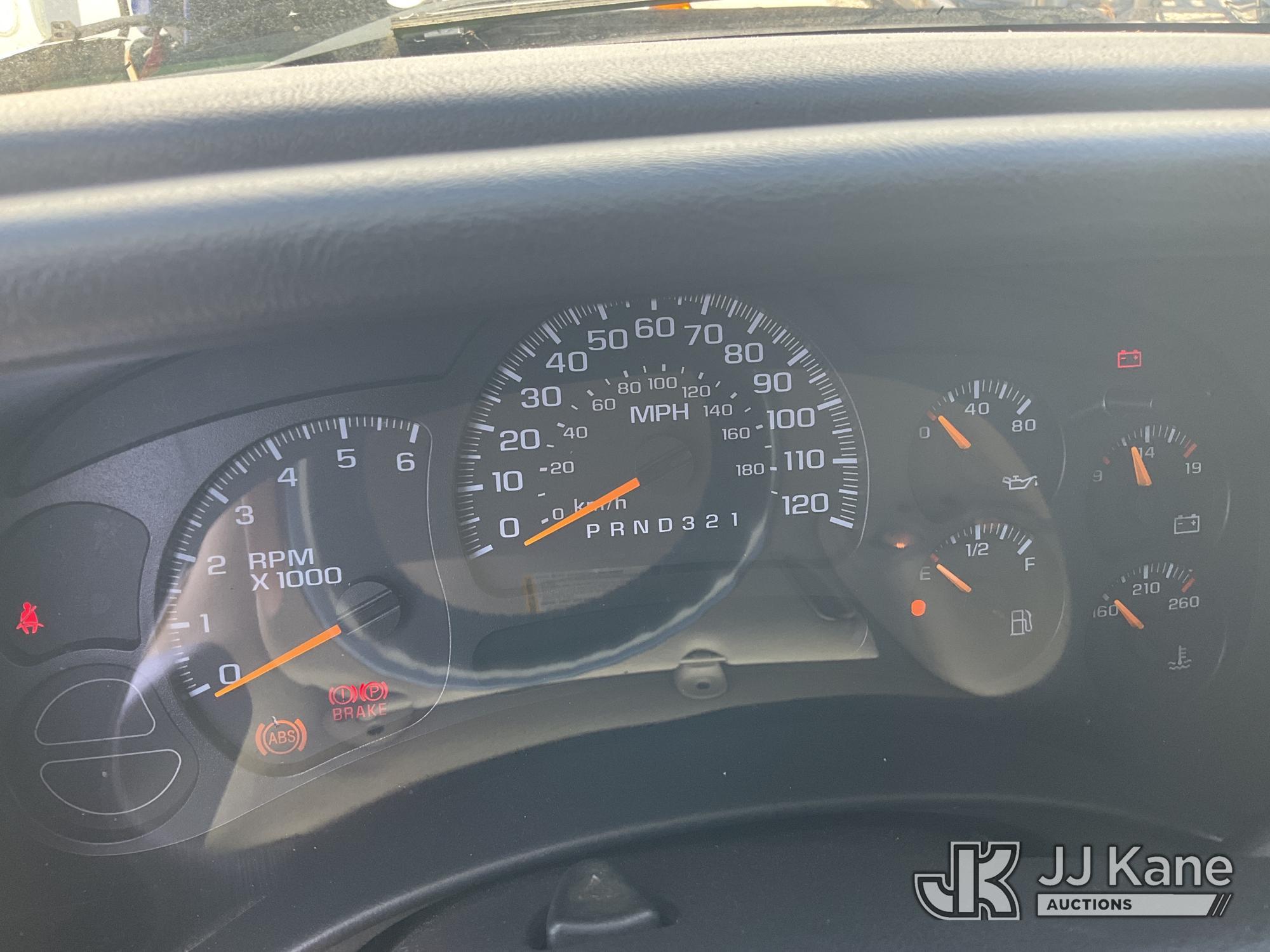 (Jurupa Valley, CA) 2006 Chevrolet Silverado 1500 Pickup Truck Not Running, No Key, Conditions Unkno