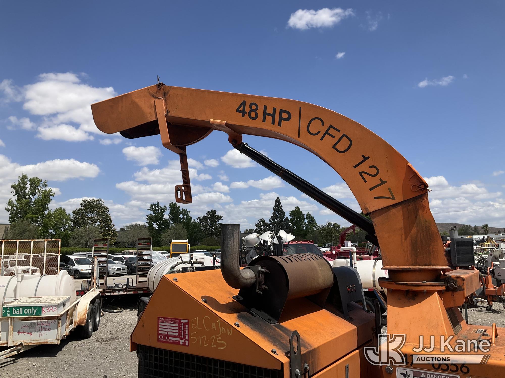 (Jurupa Valley, CA) 2010 Altec CFD1217 Chipper (12in Drum) No Title, Runs & Operates