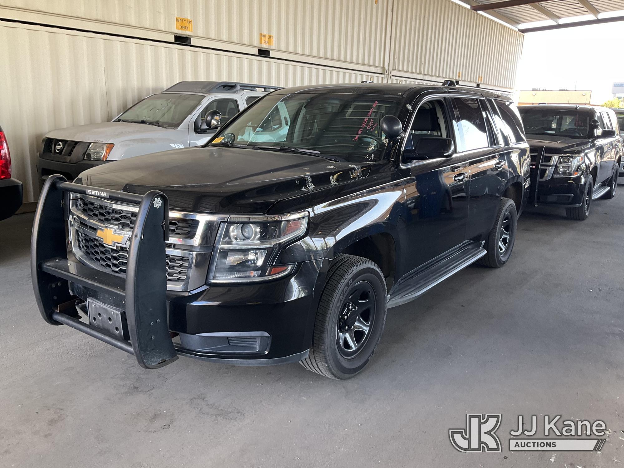 (Jurupa Valley, CA) 2018 Chevrolet Tahoe Police Package 4-Door Sport Utility Vehicle Runs & Moves