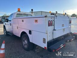 (Kalispell, MT) 2009 Ford F350 4x4 Enclosed Service Truck Runs & Moves) (Jump To Start, Driver Door