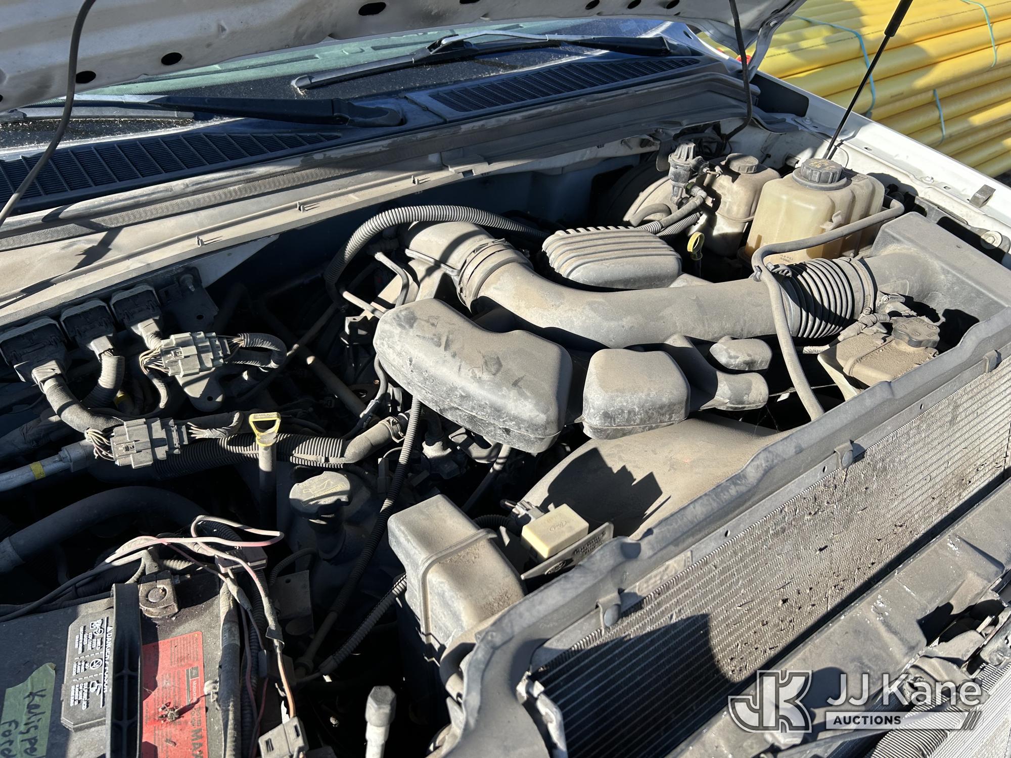 (Kalispell, MT) 2009 Ford F350 4x4 Enclosed Service Truck Runs & Moves) (Jump To Start, Driver Door