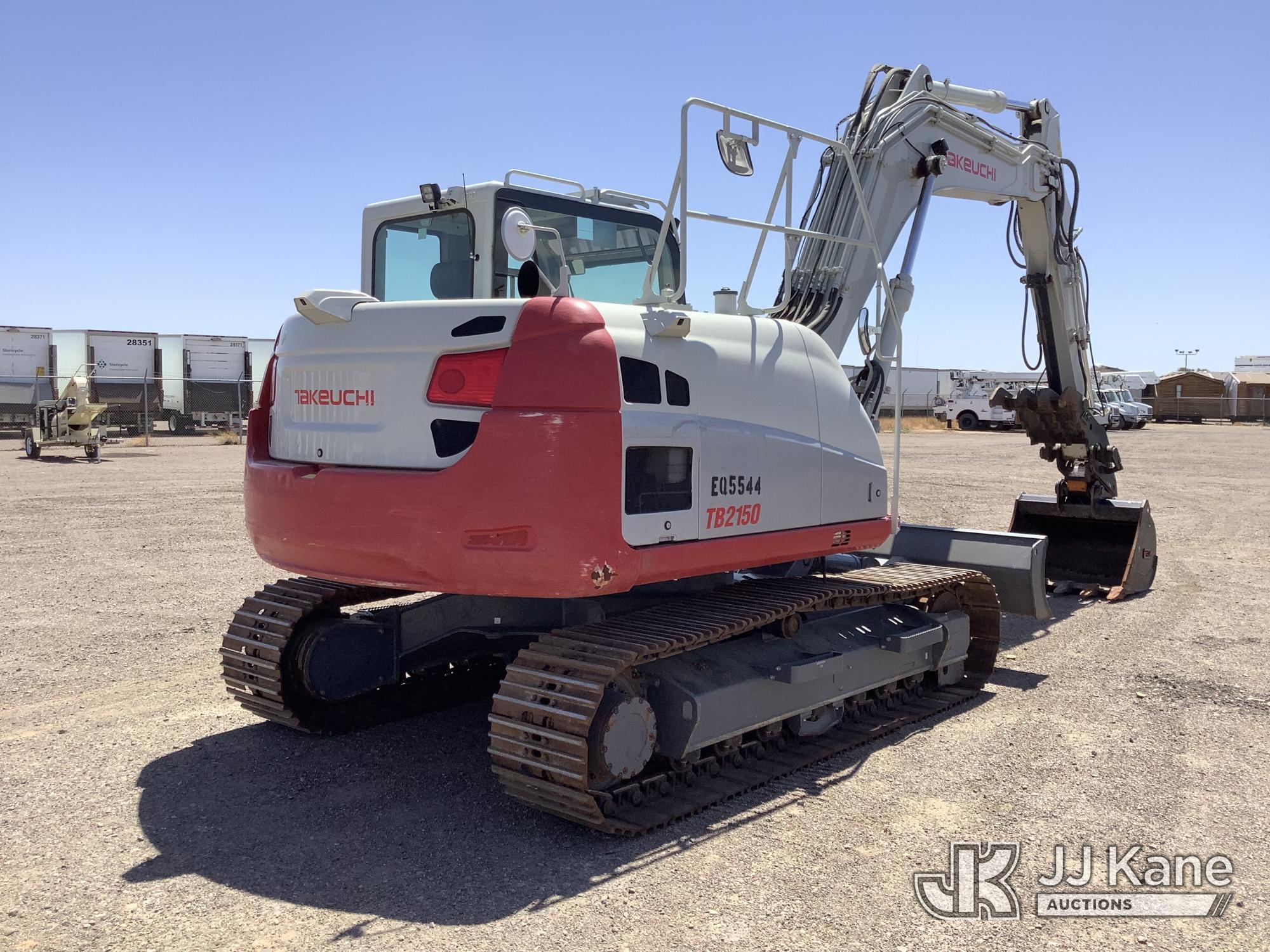 (Phoenix, AZ) 2022 Takeuchi TB2150 Hydraulic Excavator Runs, Moves & Operates