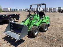 (Phoenix, AZ) 2023 Avant 635 Compact Rubber Tired Articulated Wheel Loader Runs, Moves, Operates