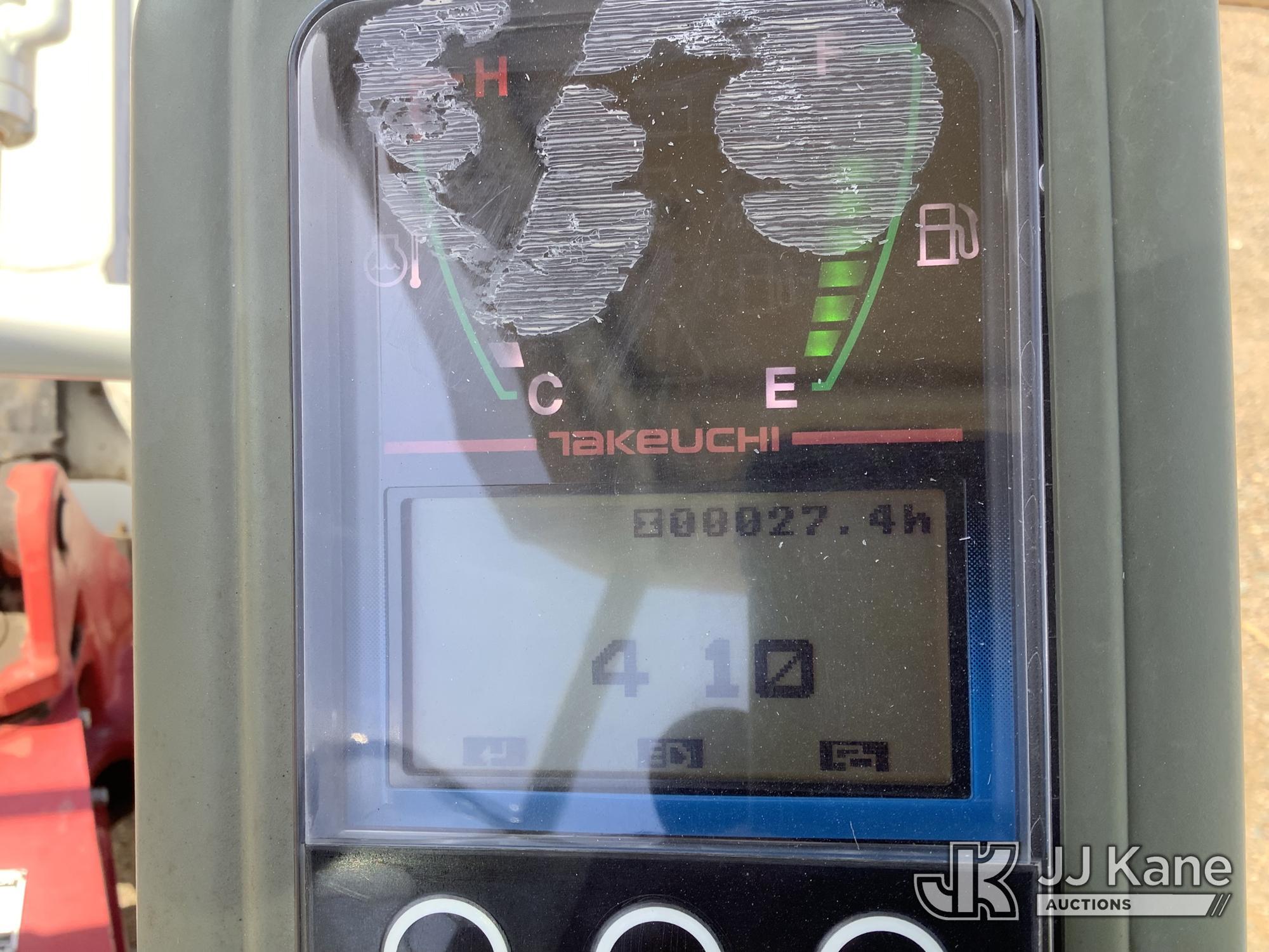 (Phoenix, AZ) 2023 Takeuchi TB216 Mini Hydraulic Excavator Runs, Moves & Operates