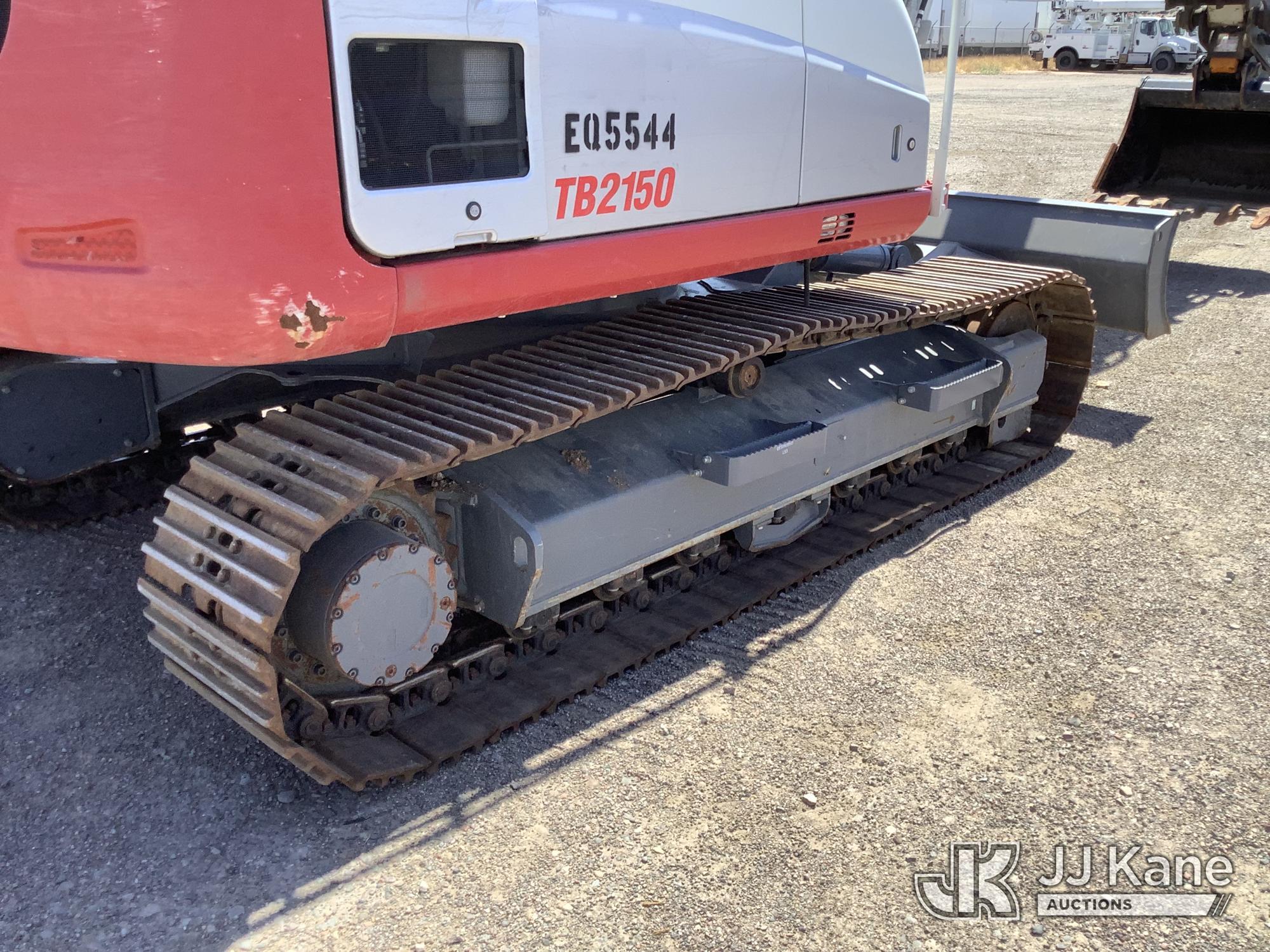(Phoenix, AZ) 2022 Takeuchi TB2150 Hydraulic Excavator Runs, Moves & Operates
