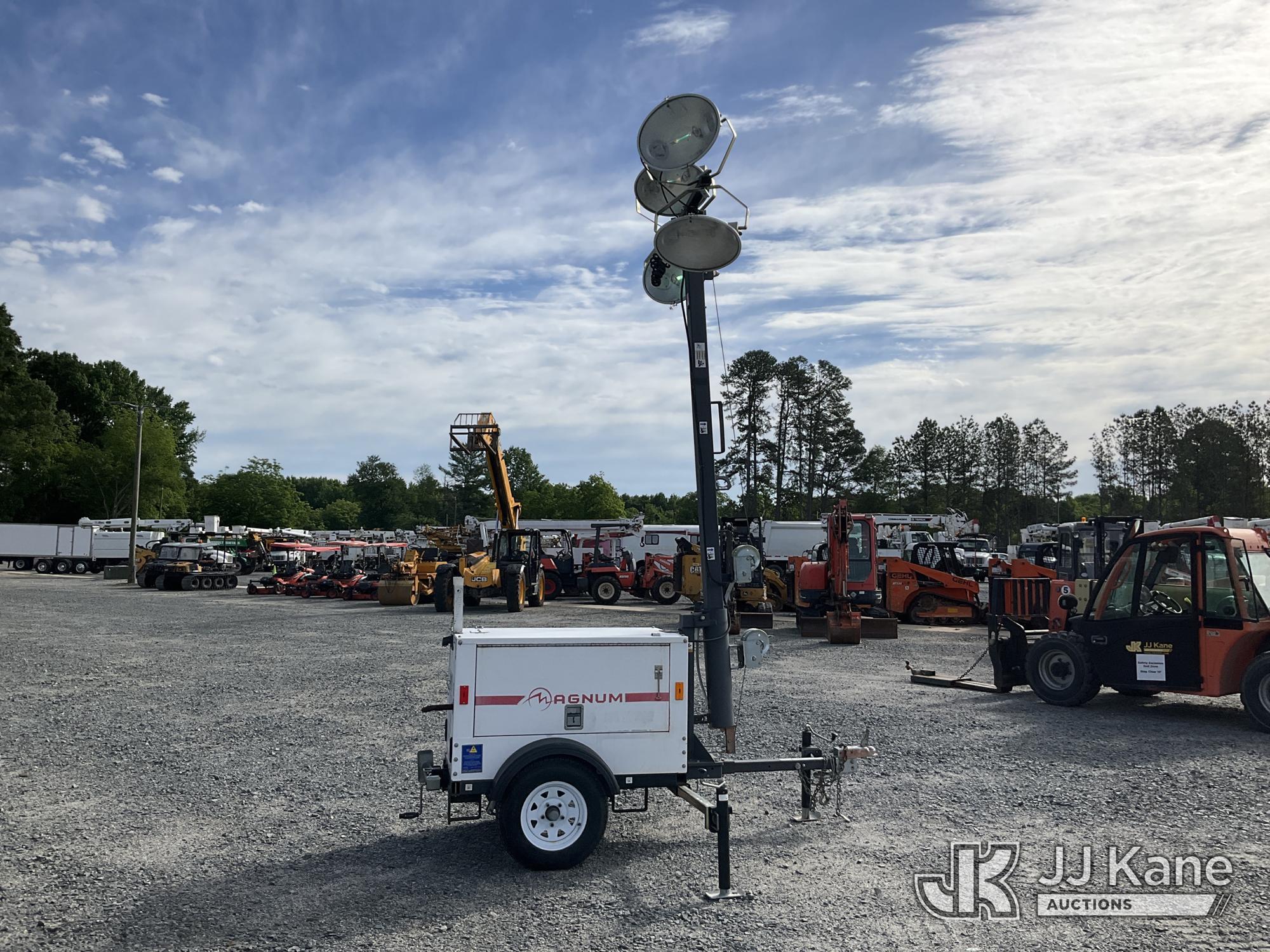 (China Grove, NC) 2014 Magnum Products MLT3060M-0 Portable Light Tower Runs & Operates) (Globe Damag