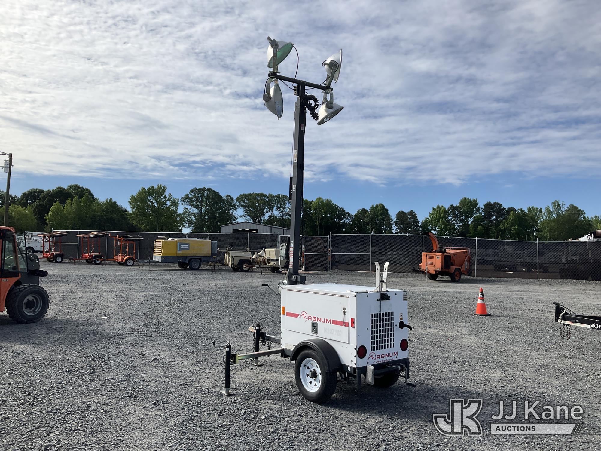 (China Grove, NC) 2014 Magnum Products MLT3060M-0 Portable Light Tower Runs & Operates) (Globe Damag